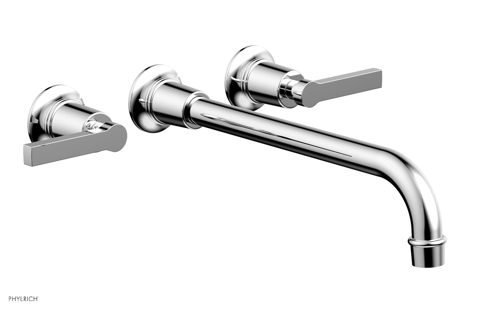 HEX MODERN Wall Mounted Lavatory Faucet Set with 12