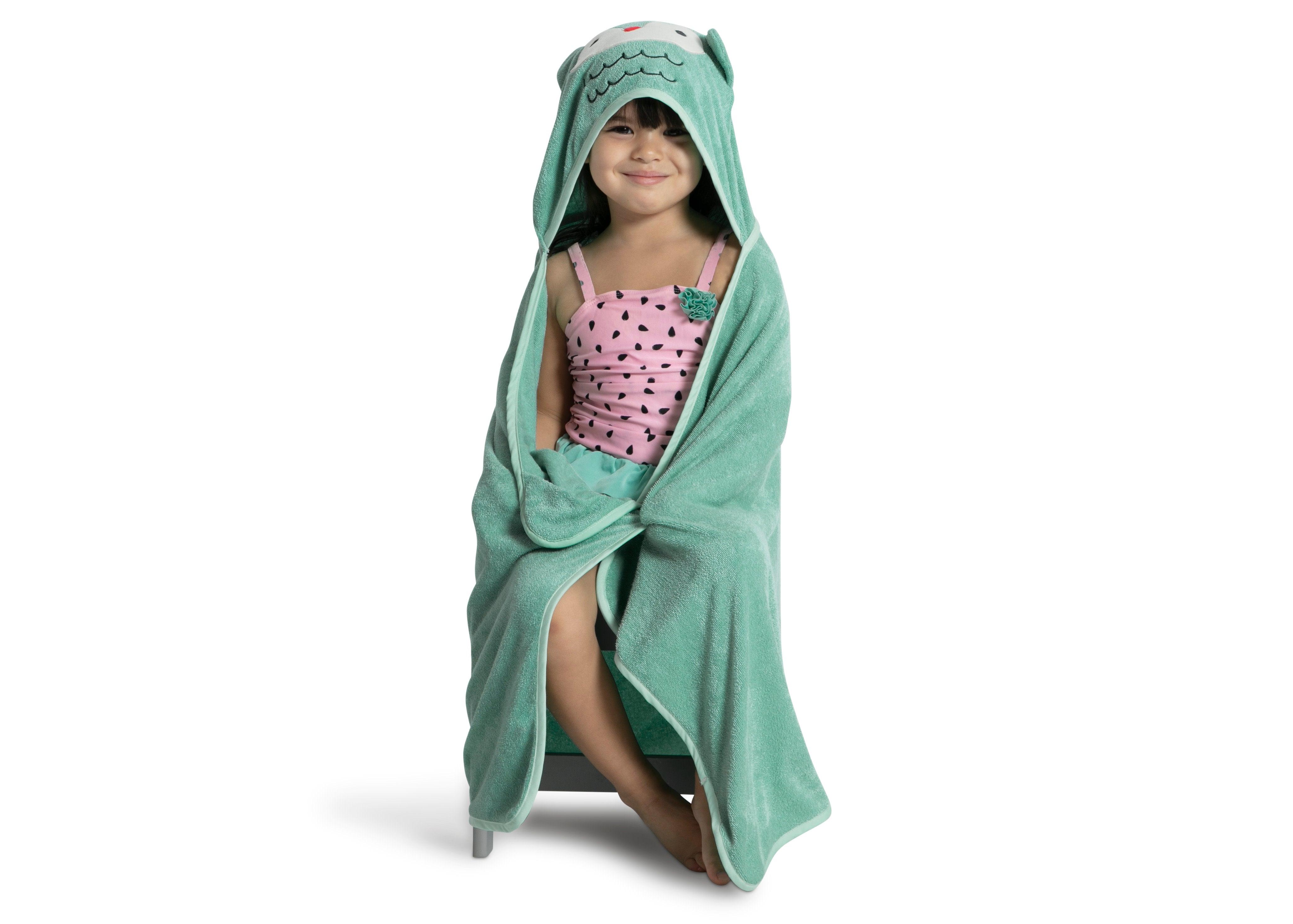 Soft Kids Hooded Bath Towel with Pockets - Absorbent Cotton Baby Towel for Boys & Girls - Perfect for Swimming, Beach, Bath Time & After Shower