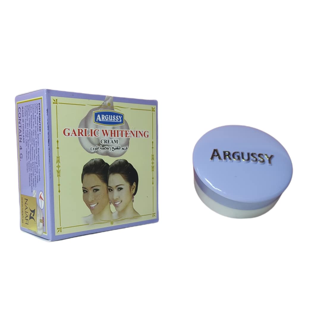 Argussy Garlic Whitening Cream for Pigmentation - Brightening Face Treatment for Dark Spots & Uneven Skin Tone | Perfect for Daily Skincare Routine & Nighttime Use