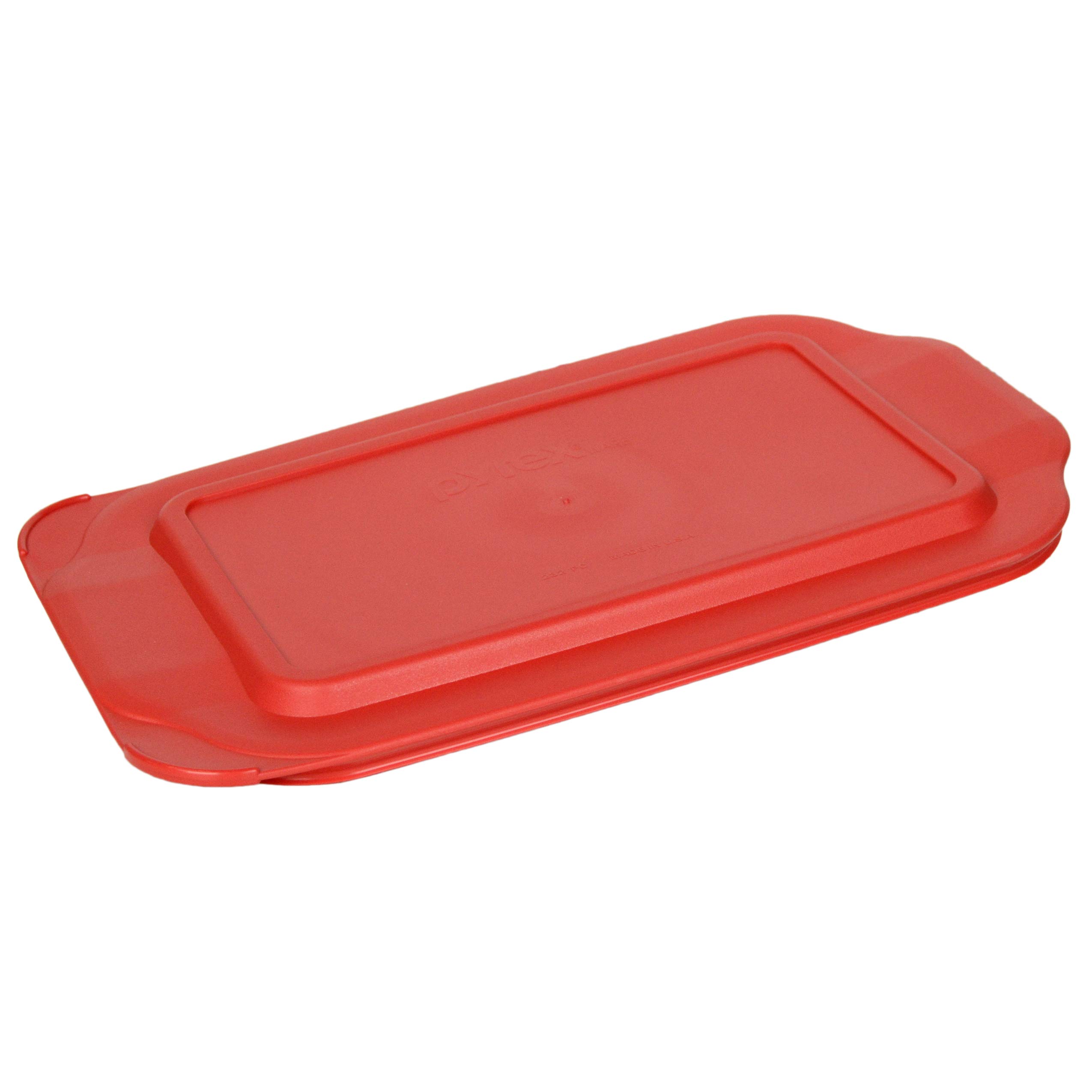 Pyrex 6-Piece Glass Baking Dish Set with 6 Red Replacement Lids (2-Quart) - Made in USA | Perfect for Casseroles, Meal Prep & Leftovers Storage