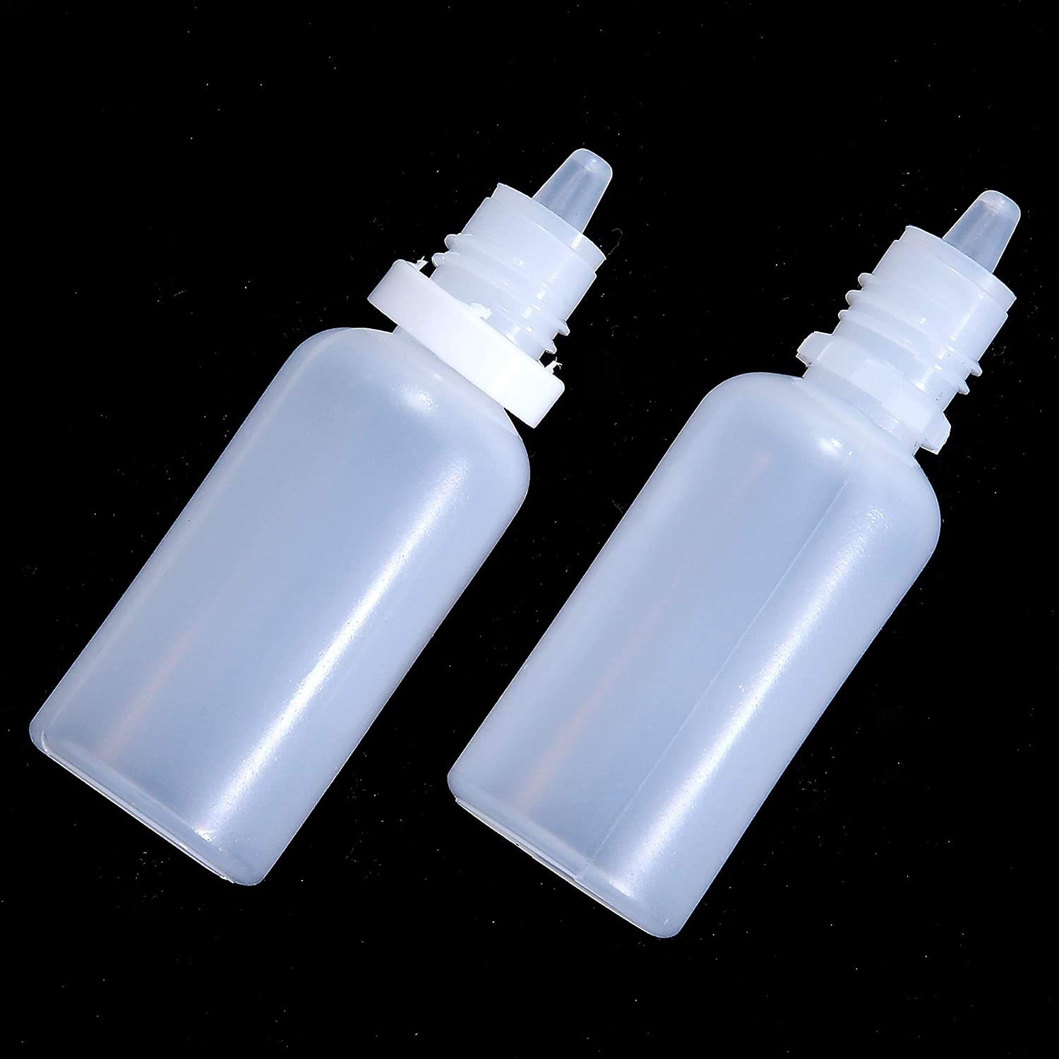 60PCS 15ML Empty Plastic Dropper Bottles with Childproof Cap - LDPE Squeezable Containers for Essential Oils, Solvents, Eye Drops & Saline Solution | Perfect for DIY Beauty, Travel & Medical Use