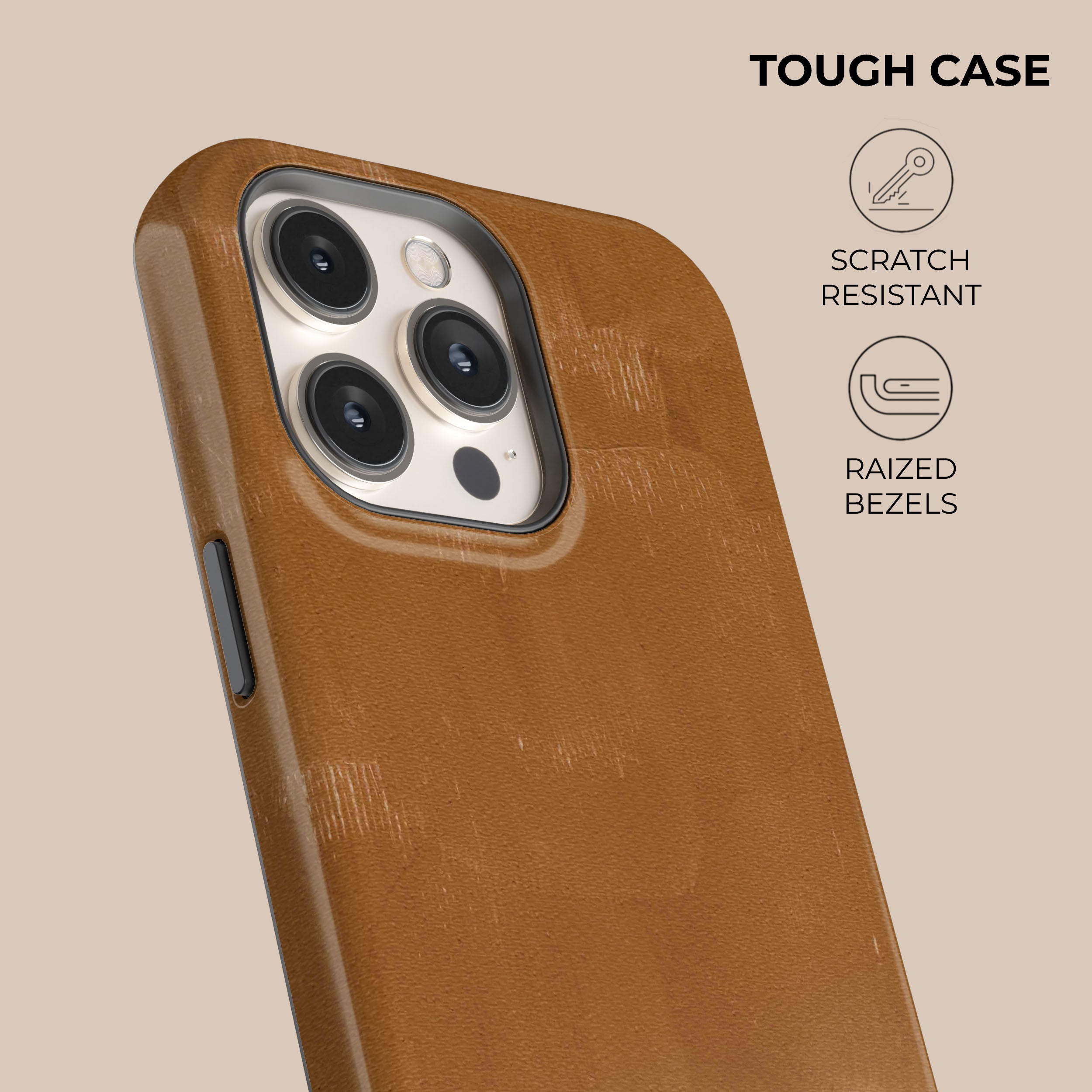 Brown Reign Phone Case - Durable & Stylish Protective Cover for iPhone & Android | Perfect for Everyday Use, Travel & Outdoor Activities