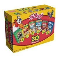 Kellogg's Cereal Variety Pack - 30 Individual Boxes (32.73oz Total) | Breakfast Cereal Assortment for Kids & Adults | Perfect for School Lunches, Office Snacks & Family Breakfast