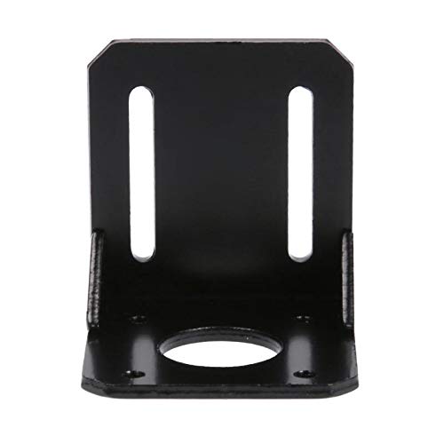 3D Printer Parts - L Shape Alloy Steel Mounting Bracket for NEMA17 42mm Stepper Motor with Screws | 3D Printing Accessories for DIY Projects & Machine Repair