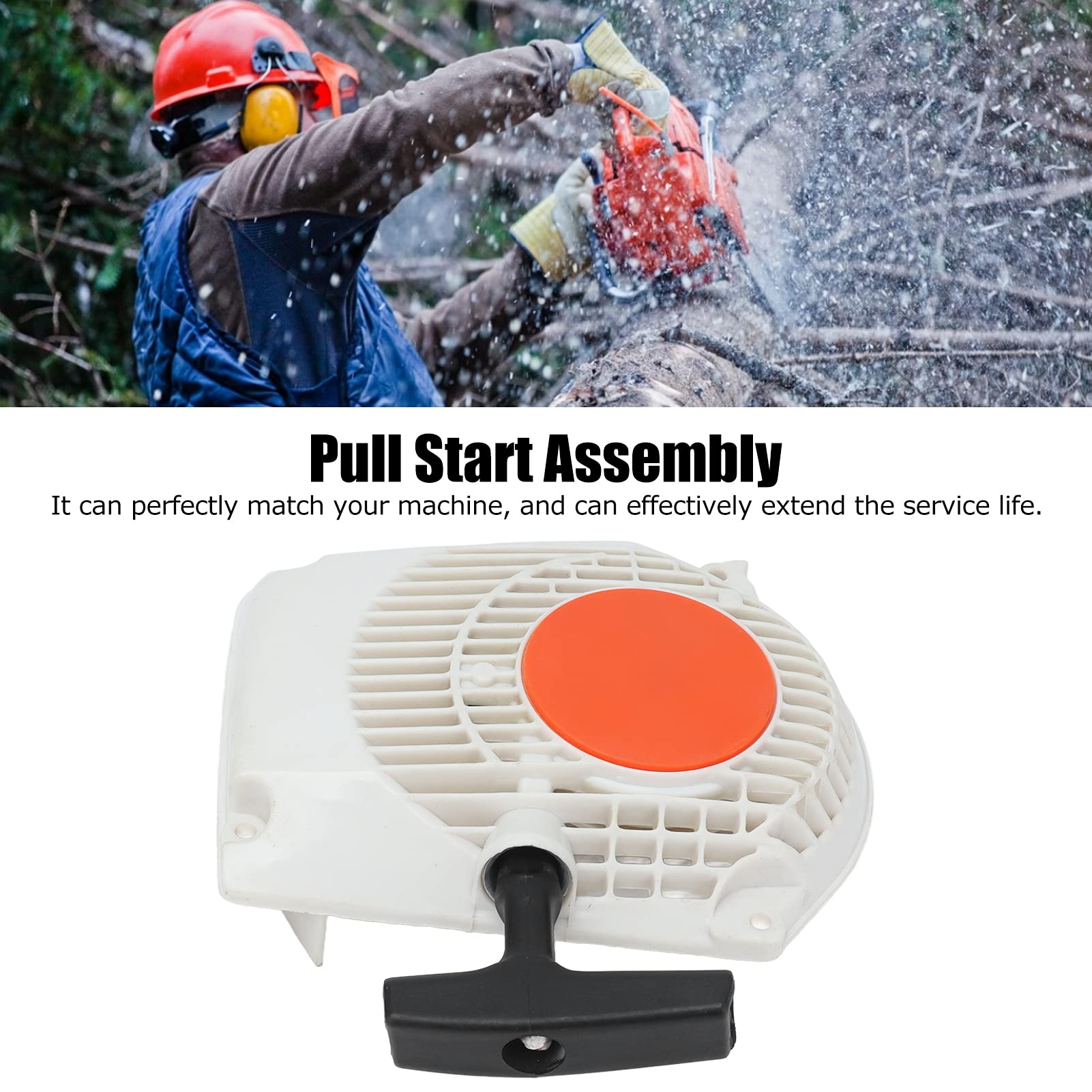 Stihl 024 026 MS240 MS260 Lawn Mower Pull Start Recoil Starter Assembly Replacement Part - Compatible with Stihl Chainsaws & Outdoor Power Tools for Easy Engine Starting