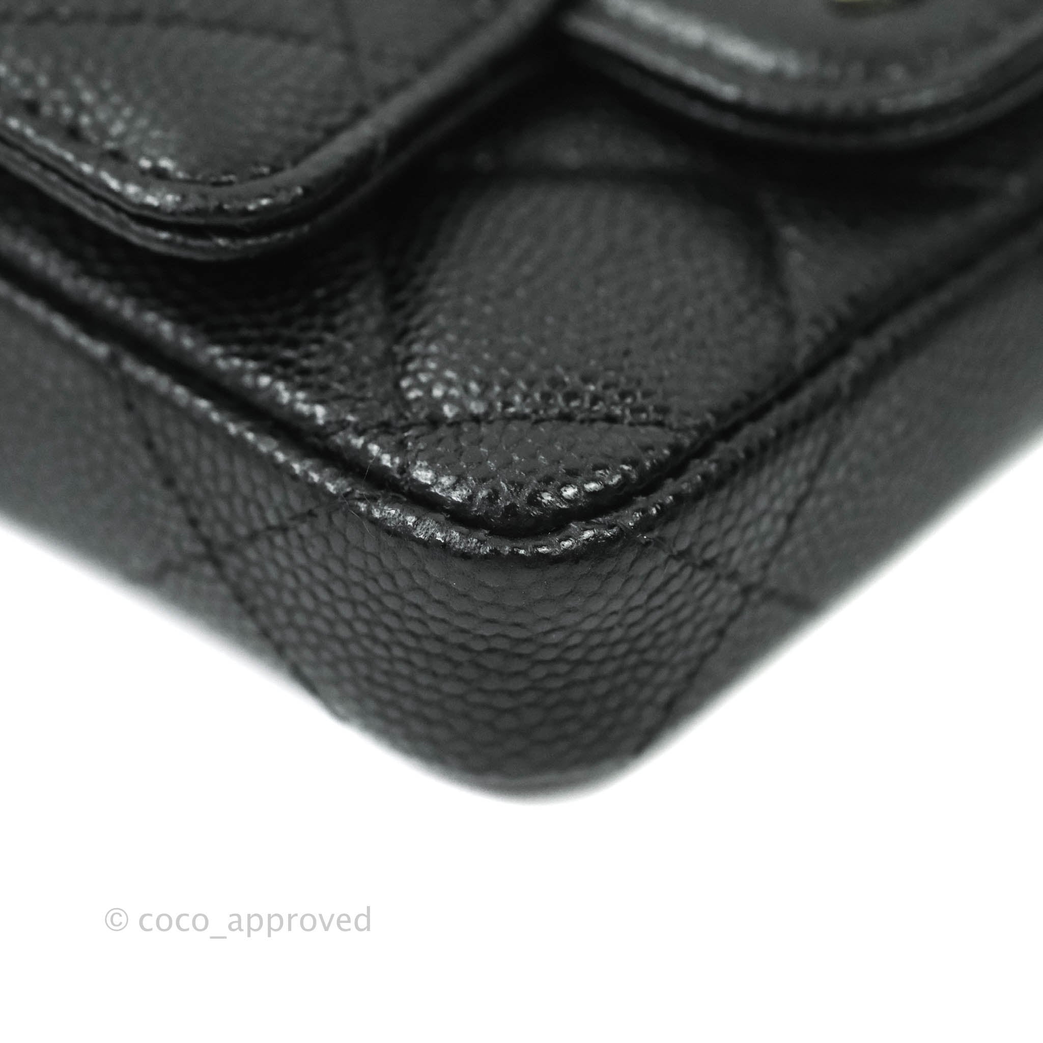 Chanel Classic Flap Belt Bag in Black Caviar Leather with Gold Hardware - Luxury Crossbody Bag for Women, Perfect for Everyday Wear & Special Occasions