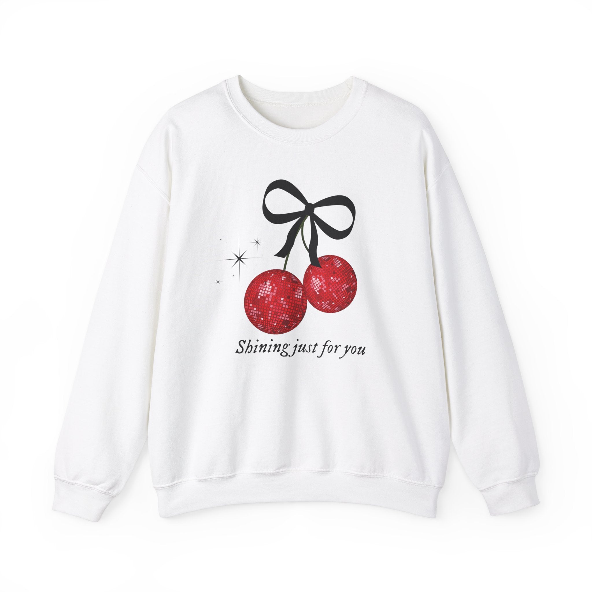 Shining Just for You Crewneck Sweatshirt - Trendy Embroidered Pullover for Women & Men | Perfect for Casual Wear, Street Style & Everyday Comfort