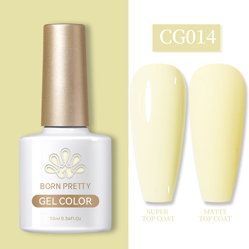Yellow Gel Nail Polish CG014 - 10ml UV LED Soak Off Long Lasting Manicure - Perfect for Salon, Home DIY & Special Occasions