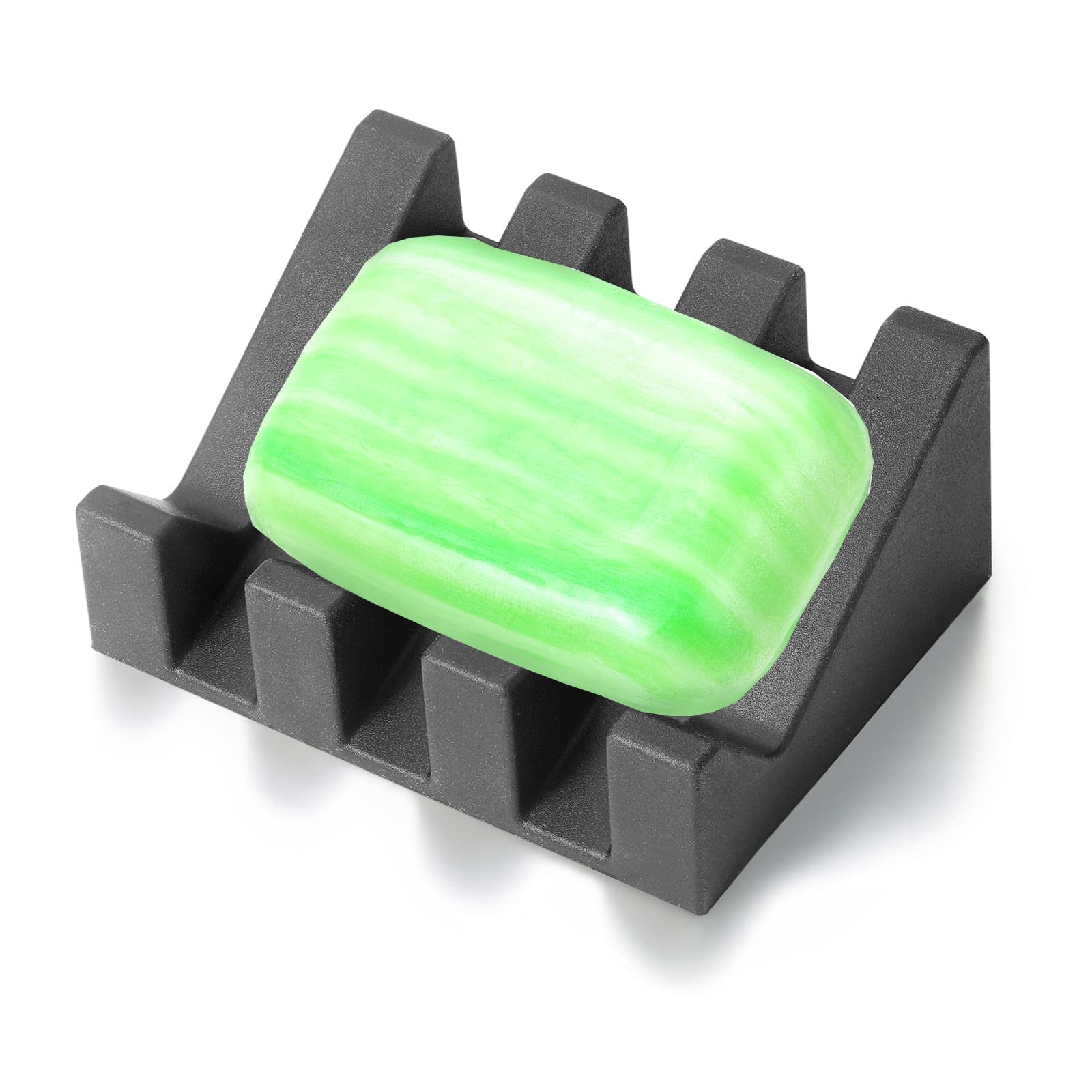 Premium Soap Dish Holder for Shower & Bathroom - Durable Bar Soap Tray with Drainage for Kitchen, Bathtub - Keeps Soap Dry & Extends Lifespan - Easy to Clean Non-Slip Design - Perfect for Bathroom Countertops, Shower Shelves & Spa Areas