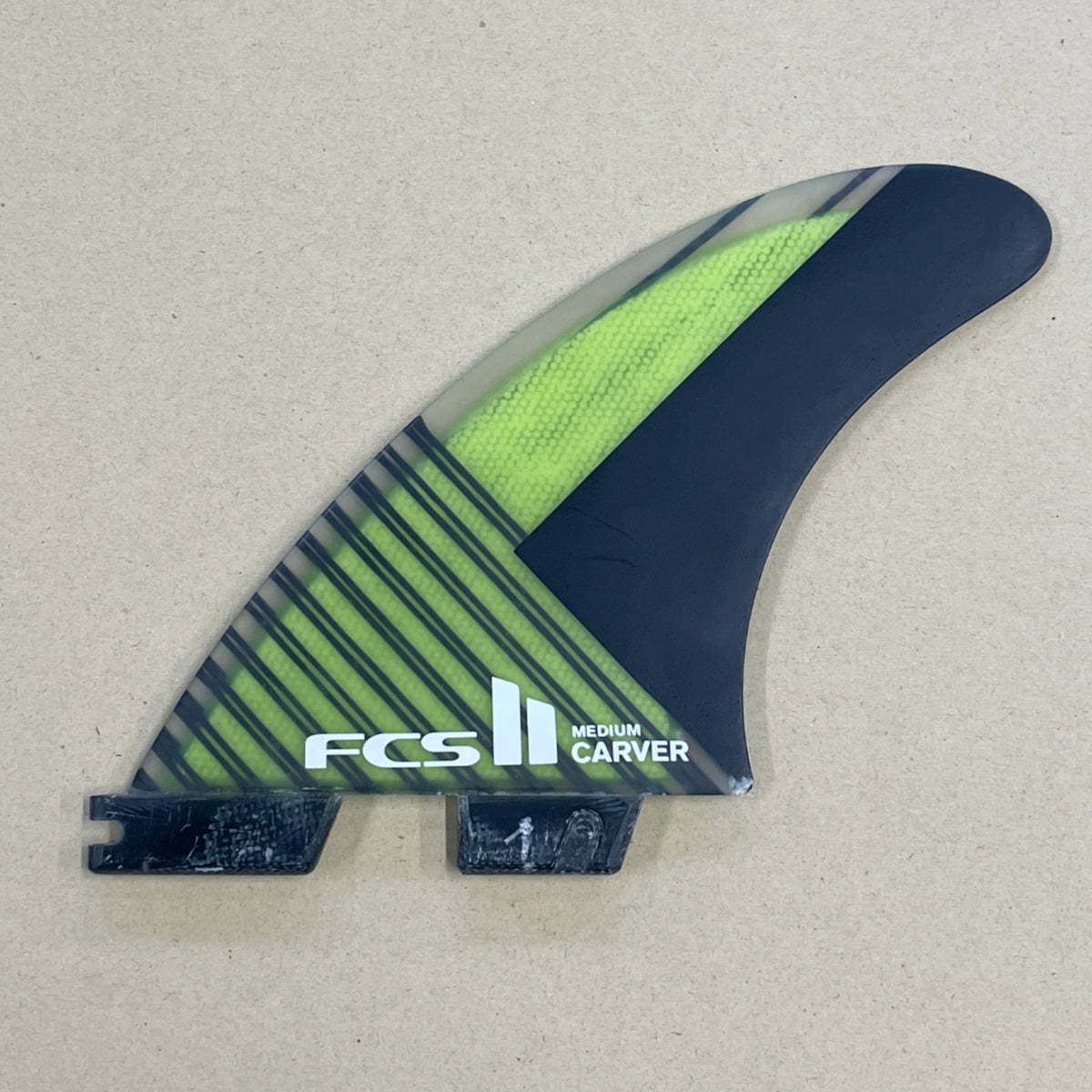 FCS II THRUSTER Replacement Center Fin - Carver PC Medium Surfboard Fin - High Performance Surfing Accessory for Waves & Competition