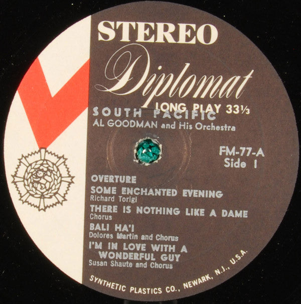 Al Goodman And His Orchestra - South Pacific Vinyl LP Album (VG+ Condition) | Classic Broadway Soundtrack, Perfect for Collectors & Music Enthusiasts