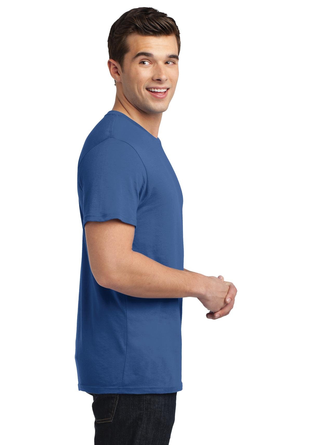 District Men's Vintage Washed Crewneck T-Shirt - Soft Cotton Casual Tee for Everyday Wear, Maritime Blue, Large | Perfect for Streetwear, Layering & Casual Outfits