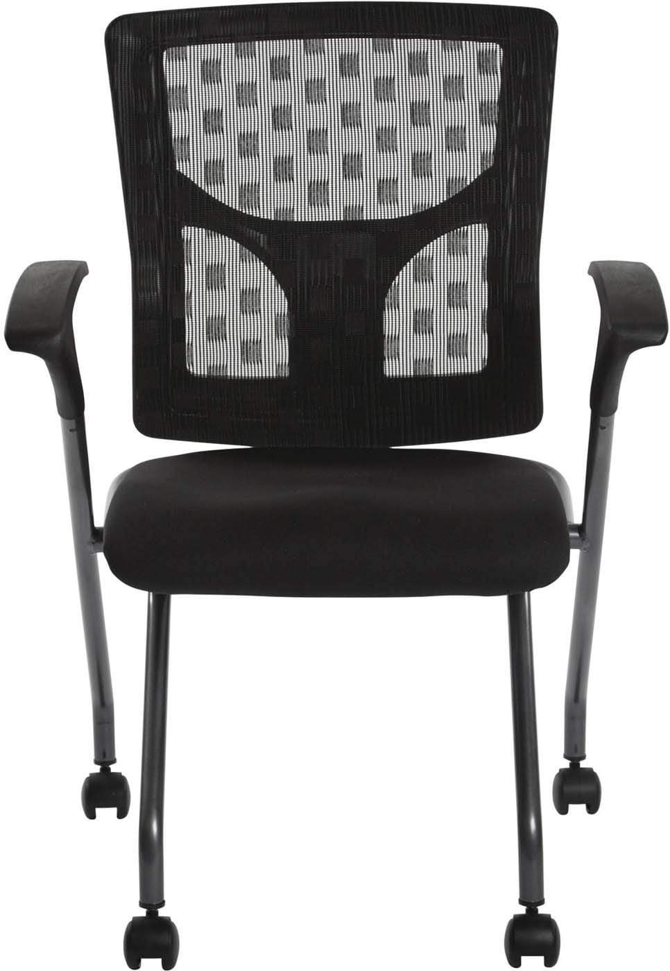Pro Line II™ ProGrid® Checkered Mesh Back Folding Chair - Titanium (2 Pack) - Durable & Comfortable for Outdoor Events, Camping, Picnics, and Backyard Gatherings