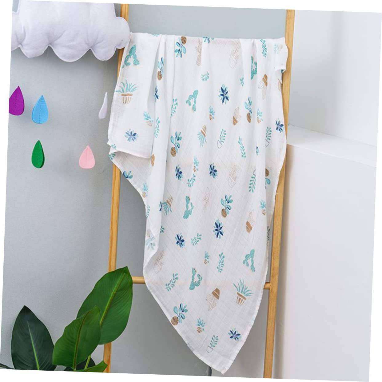 ULDIGI Bamboo Fiber Baby Blanket - Soft Newborn Swaddle & Bath Towel for Boys & Girls | Hypoallergenic Gauze Nursing Cover for Sensitive Skin | Perfect for Cuddling, Swaddling & Bath Time