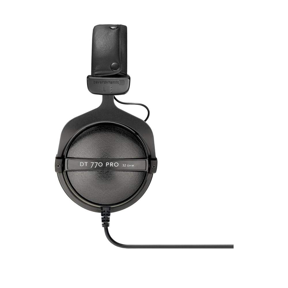 beyerdynamic DT 770 Pro 32 Ohm Closed-Back Studio Headphones with 1 Year CPS Protection Plan - Professional Over-Ear Headset for Recording, Mixing & Gaming
