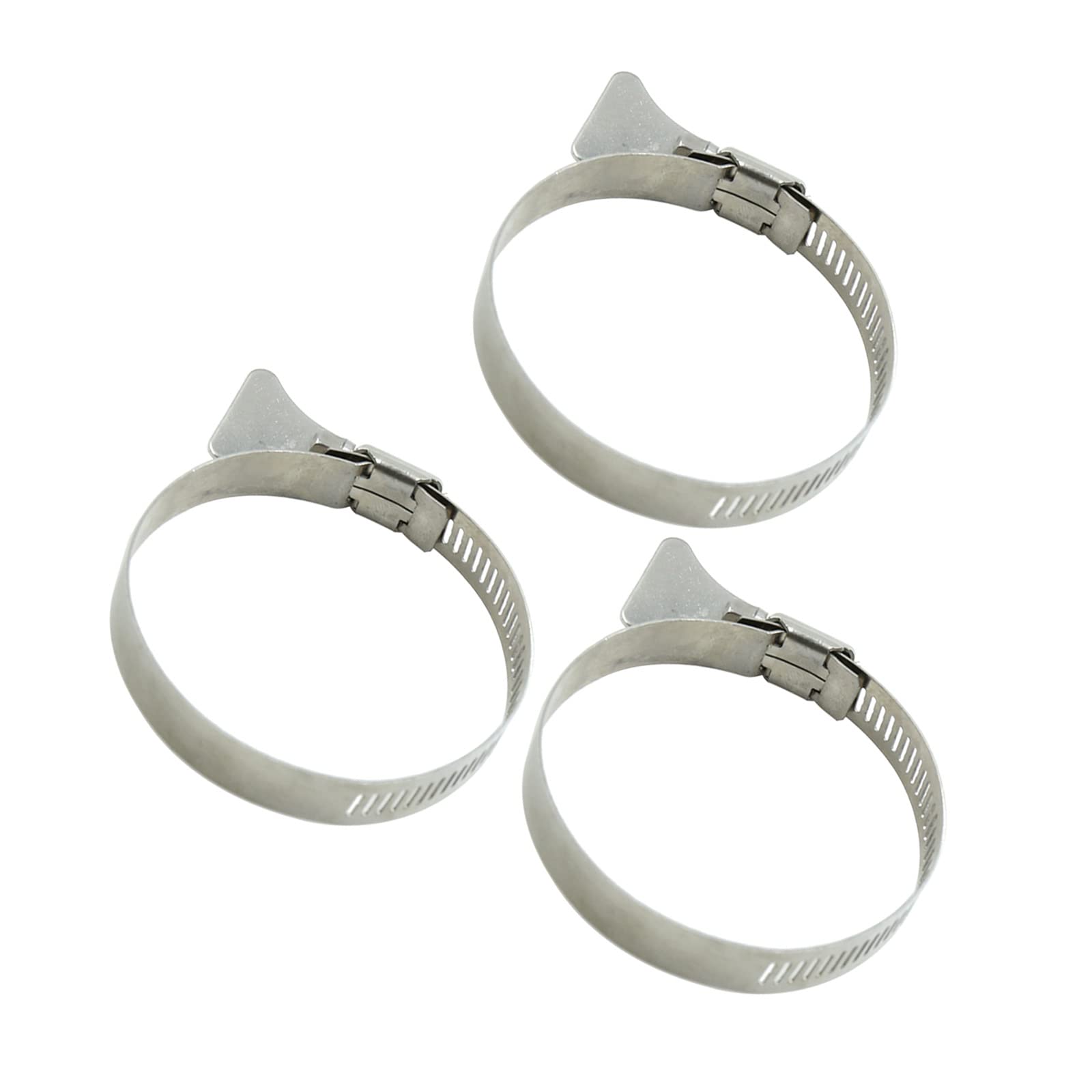 METALLIXITY Adjustable Hose Clamps 3Pcs (65mm-89mm/2.55