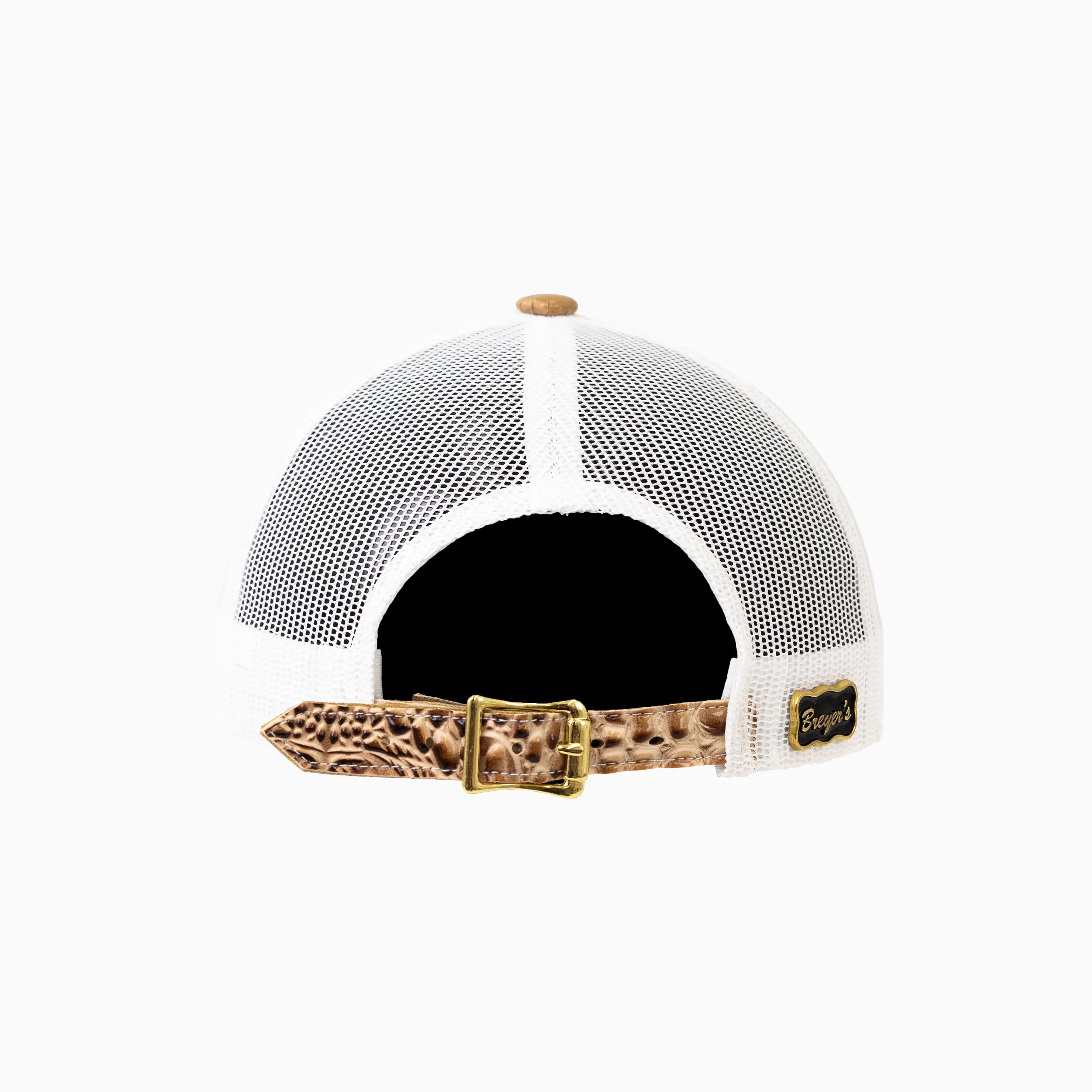 Breyer's Buck 50 Wool Trucker Hat with Leather Visor - Classic Wool Baseball Cap for Men & Women - Perfect for Outdoor Adventures, Hiking, and Casual Wear