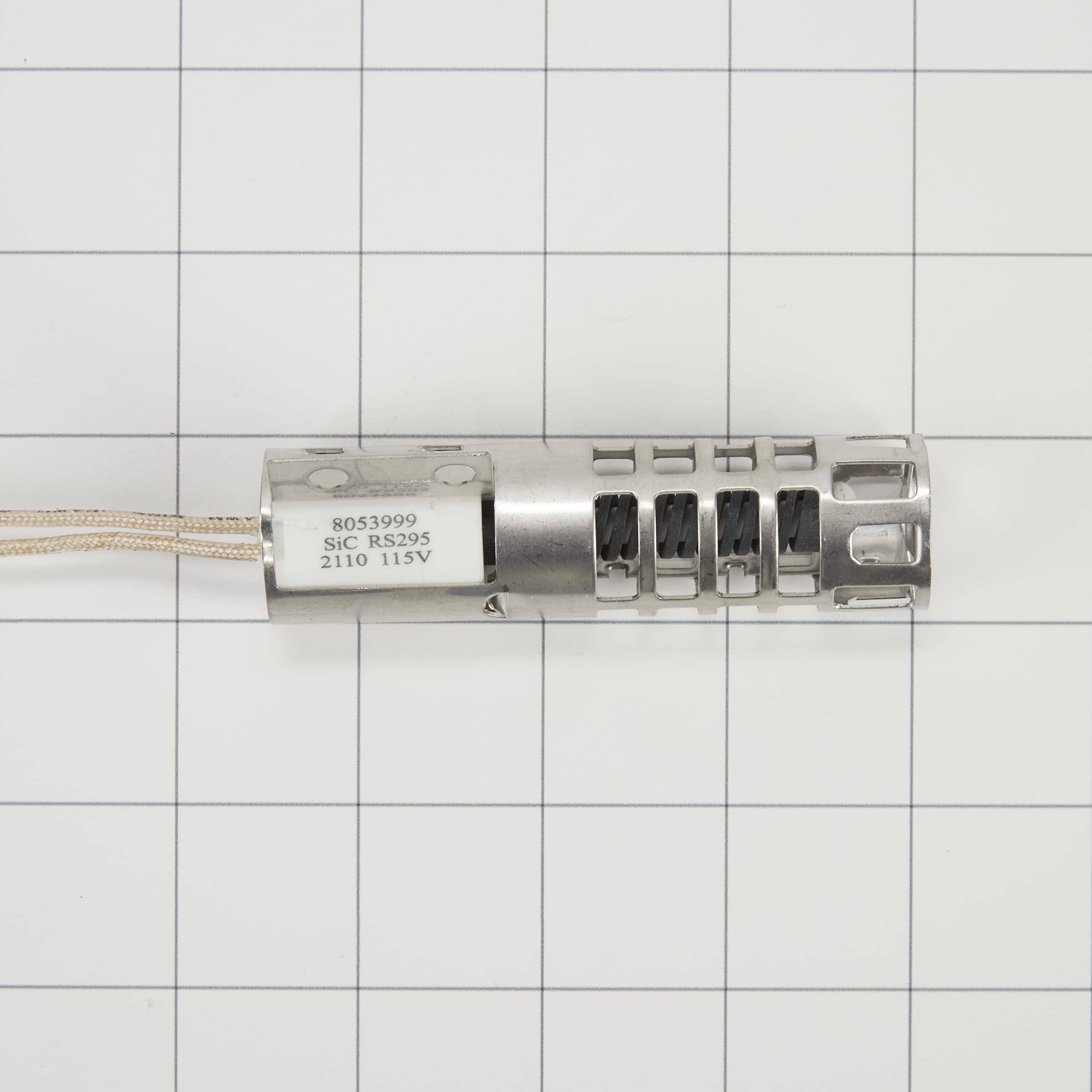 Whirlpool 4342528 Oven Igniter Replacement - Genuine Silver Ignitor for Gas Stoves & Ranges - Perfect for Baking, Roasting & Cooking at Home
