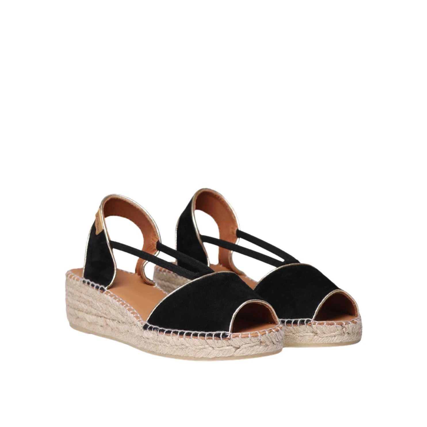 Women's Suede Leather Wedge Espadrille Sandals - Comfortable Summer Casual Shoes for Beach, Vacation & Everyday Wear