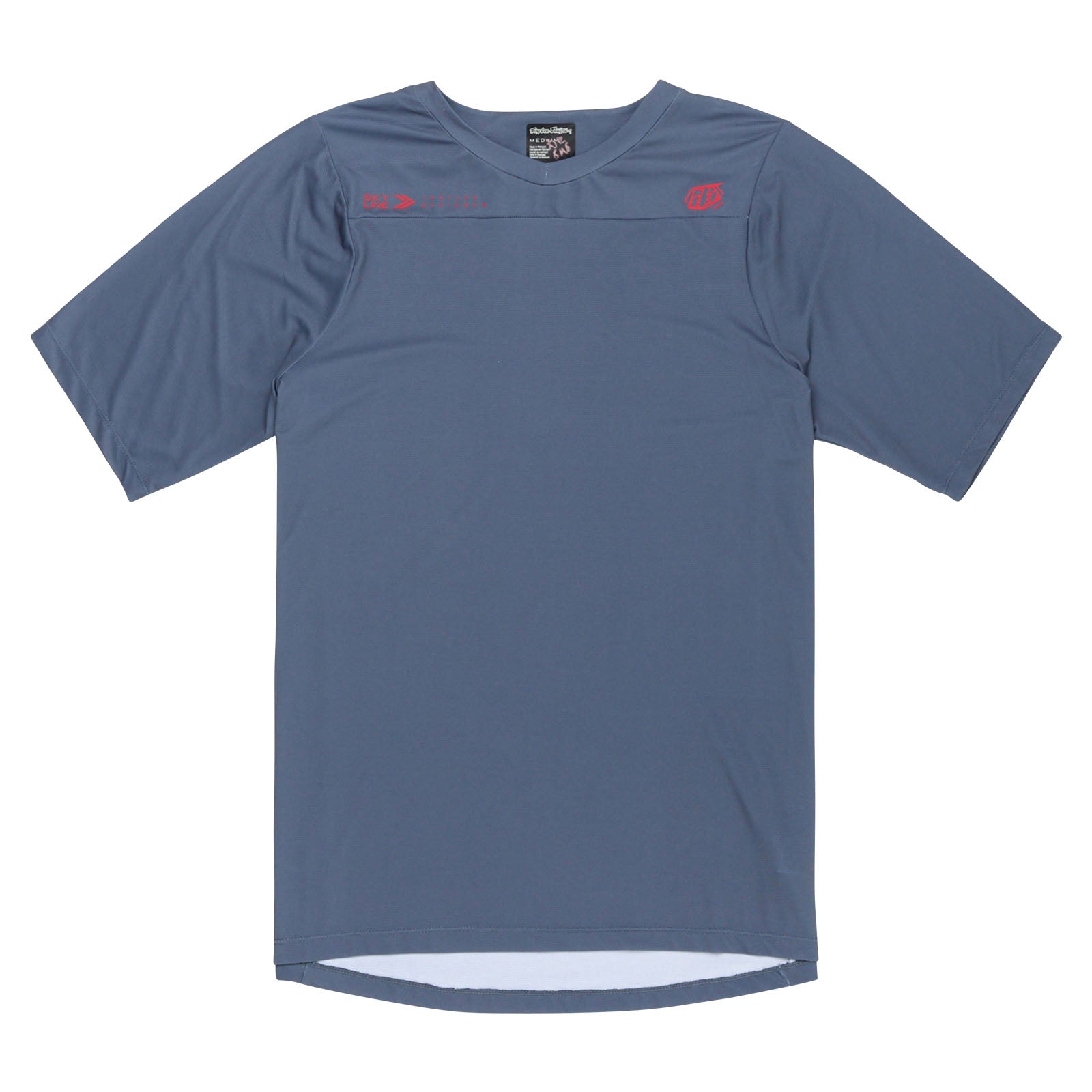 Skyline Short Sleeve Cycling Jersey - Mono Steel Blue | Breathable & Moisture-Wicking Performance Shirt for Road Biking & Outdoor Sports