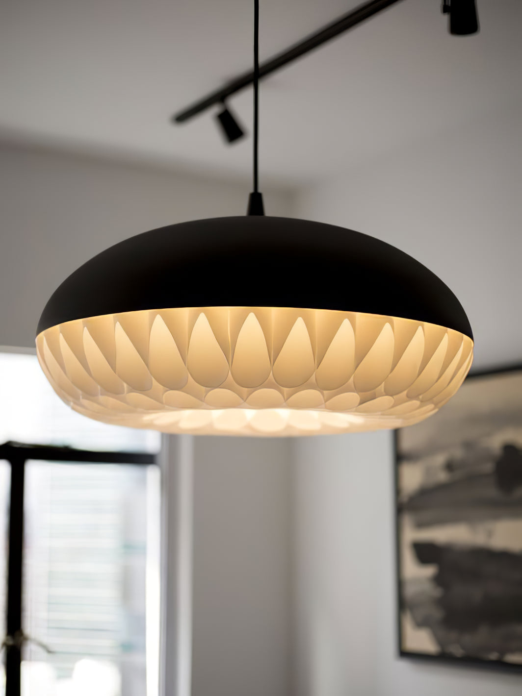 Aeon Rocket Pendant Light - Modern Industrial Ceiling Lighting Fixture for Kitchen Island, Dining Room, Bedroom & Living Room Decor