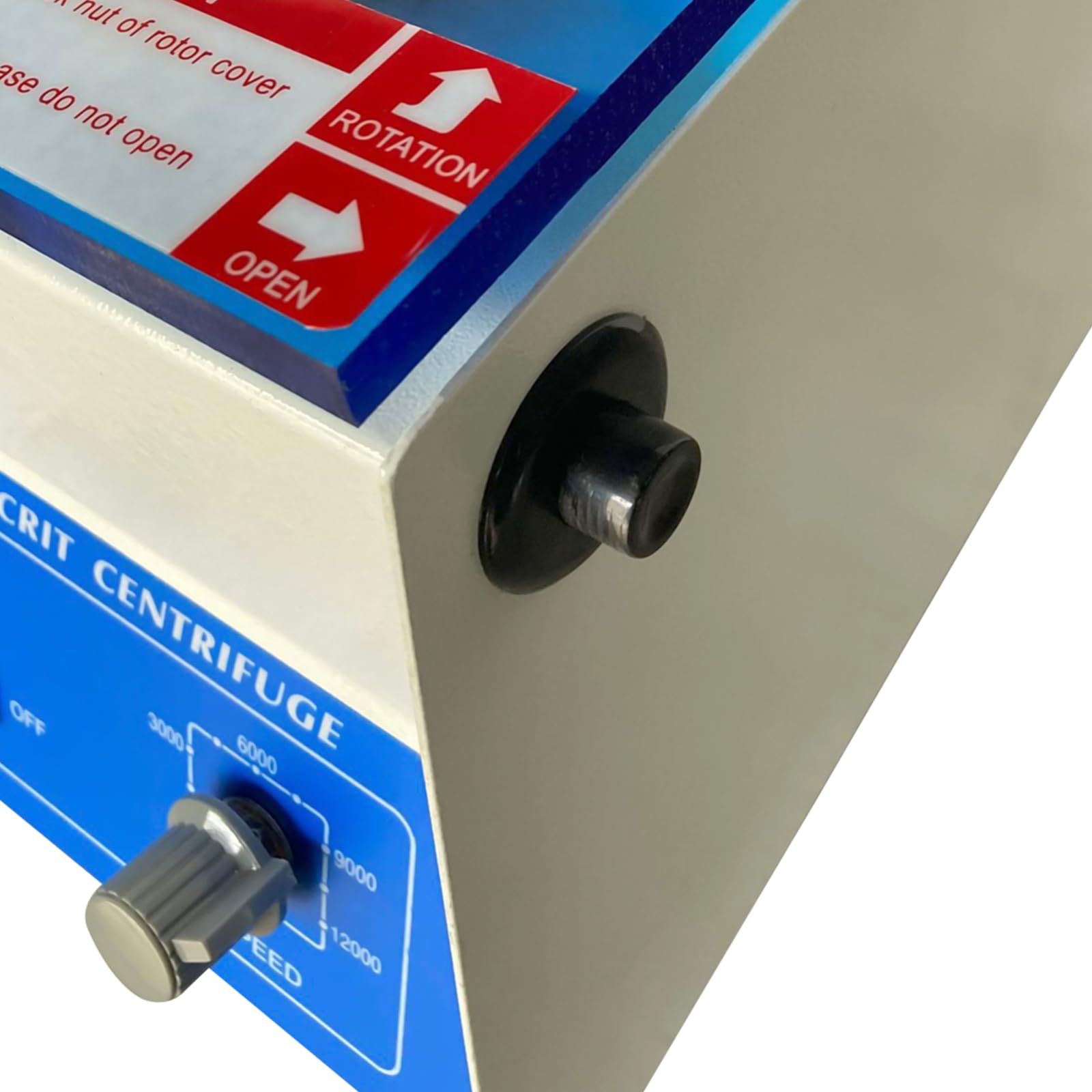 110V 100W SH-120B Lab Centrifuge Machine - High Speed Electric Medical Centrifuge for Microhematocrit Testing | Ideal for Hospitals, Clinics & Medical Laboratories