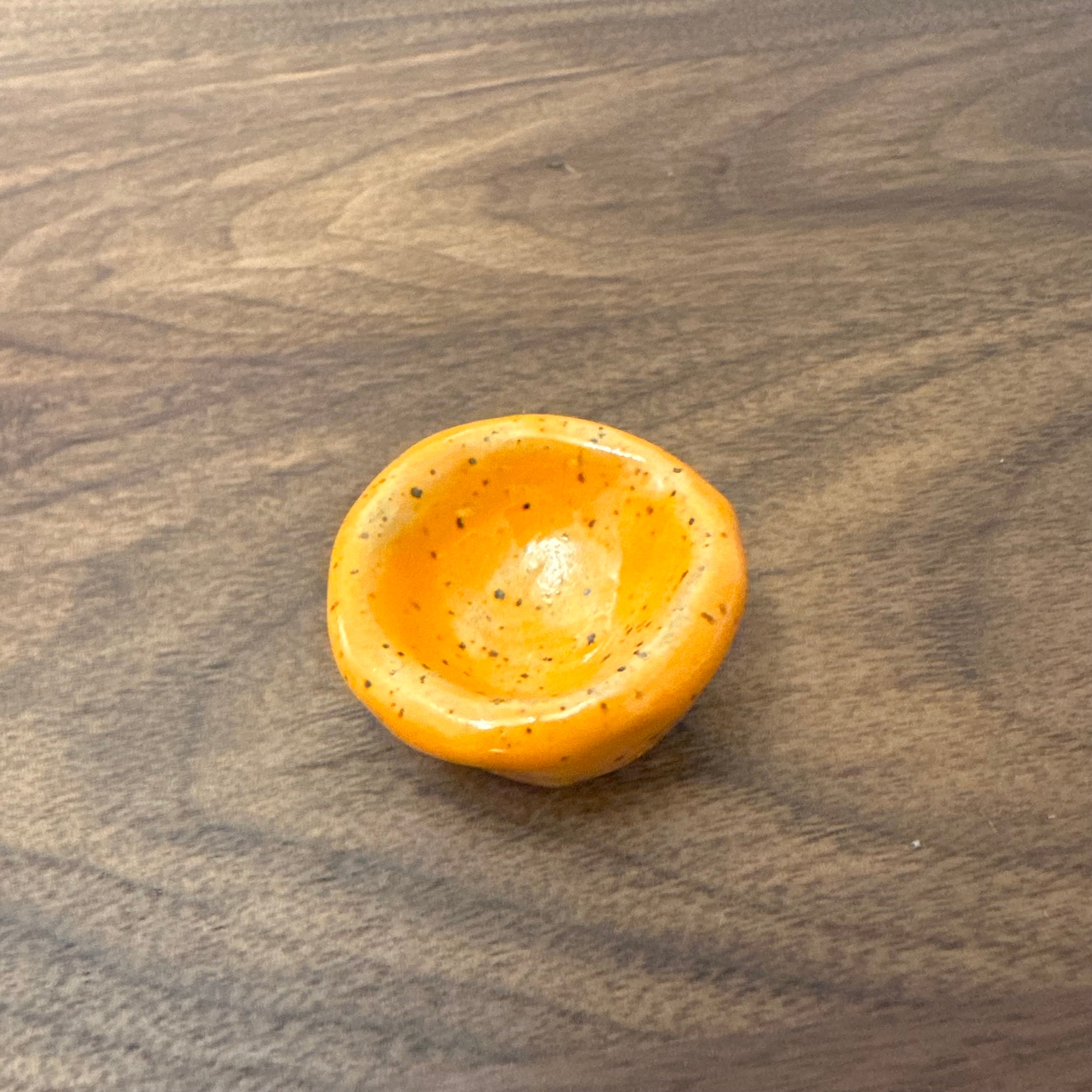 Orange Incense Cone Holder for Meditation & Relaxation - Lucky Lucky Aromatherapy Decor for Home, Office & Yoga Studio