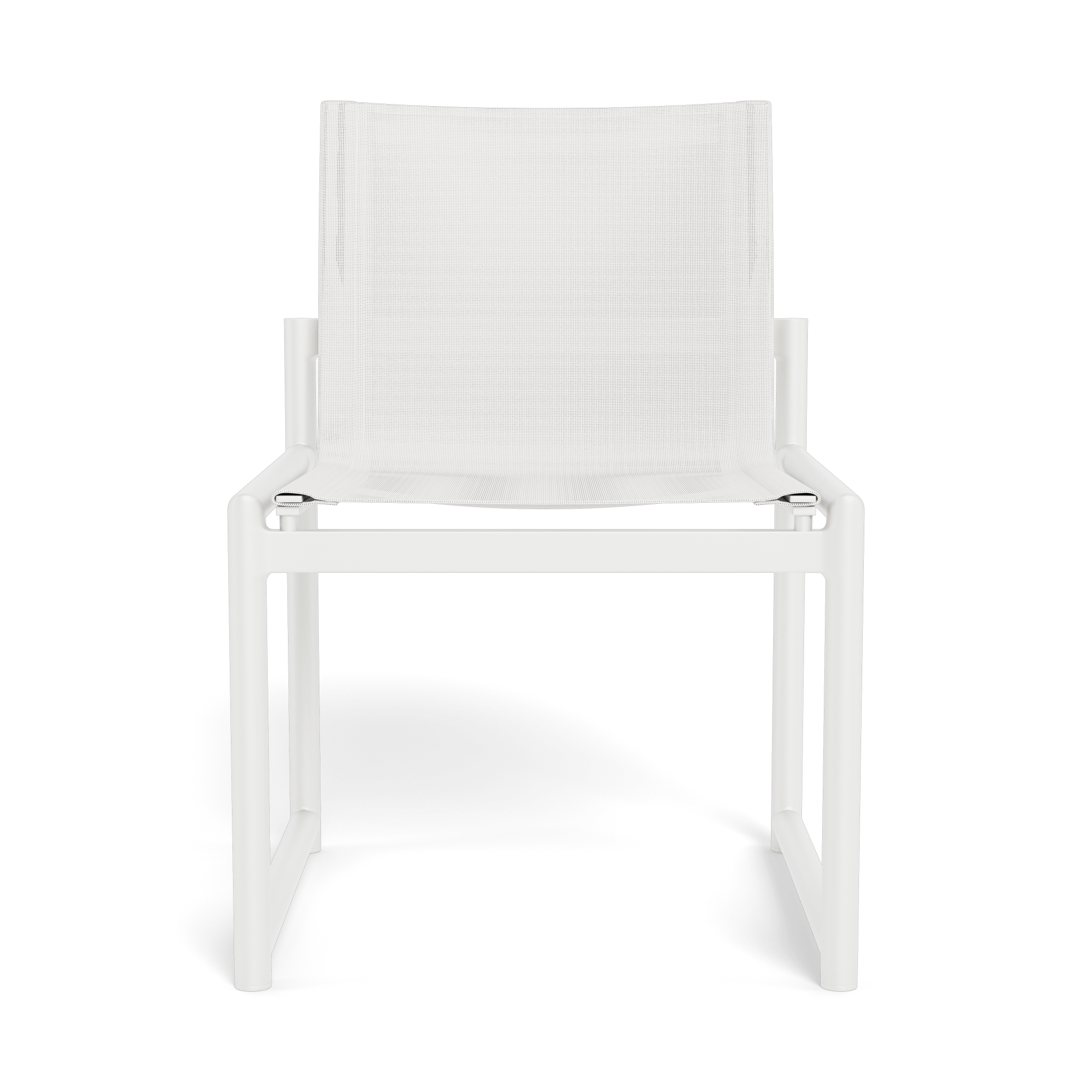 Breeze XL Aluminum Armless Dining Chair - Lightweight Modern Patio & Indoor Dining Chair for Kitchen, Restaurant, and Outdoor Use