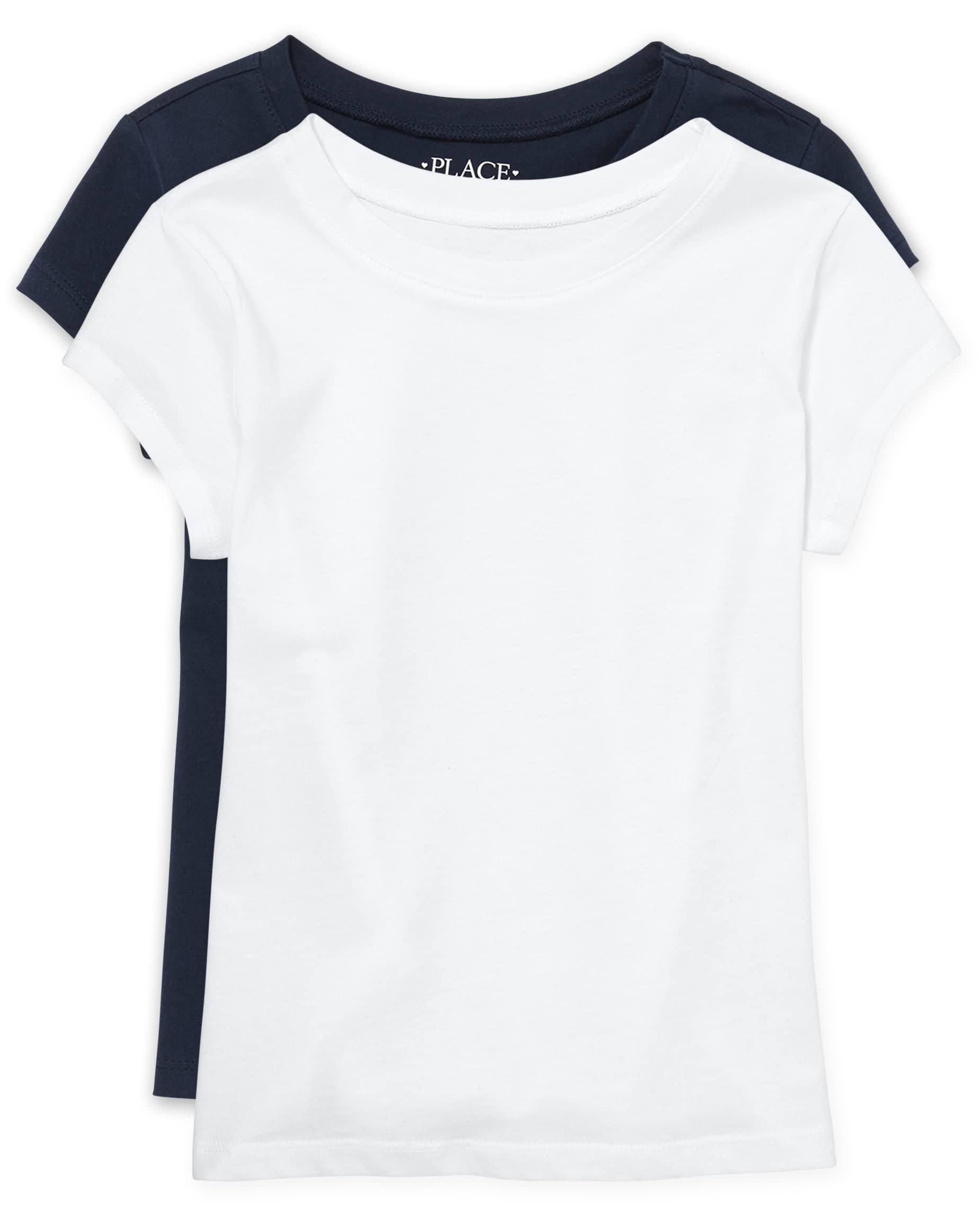 The Children's Place Girls' Short Sleeve Graphic Tee Shirt - Soft Cotton Casual Top for Playdates, School & Everyday Wear