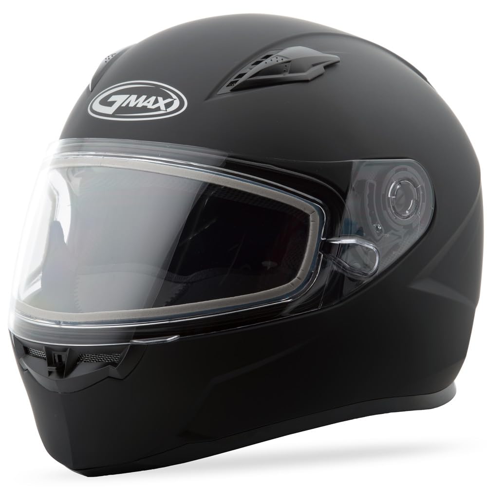 GMAX FF-49S Snowmobile Full Face Helmet Matte Black Small - FMVSS 218 & DOT Approved - Winter Sports Safety Gear for Snowmobiling, ATV Riding & Motorcycle Adventures