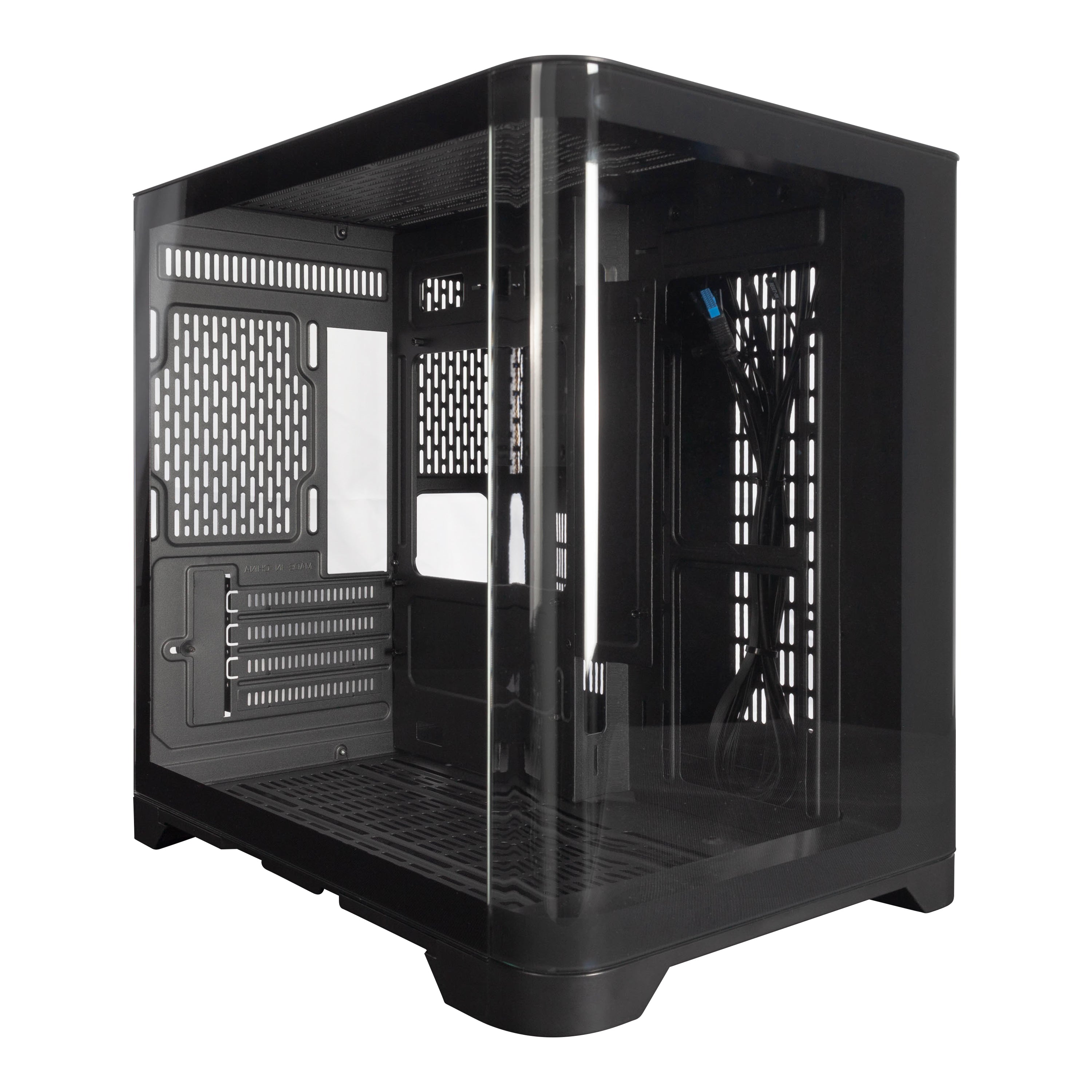1st Player UV5 M ATX ITX PC Gaming Case - Compact Black Computer Case for High Performance Gaming & Streaming PCs | Perfect for Small Spaces & LAN Parties