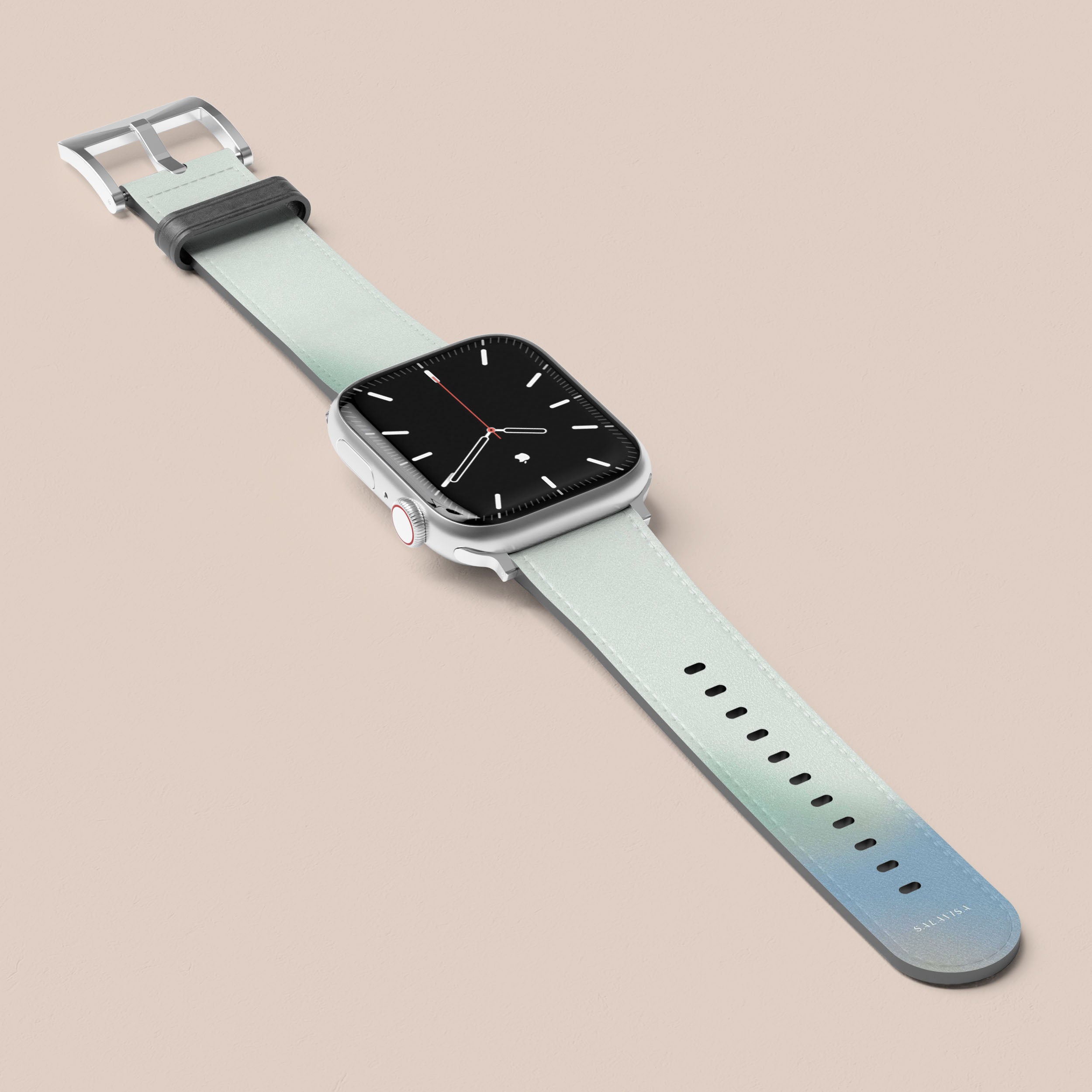 Premium Leather Apple Watch Band for Women & Men - Soft, Durable & Comfortable Strap for Apple Watch Series 9/8/7/6/5/SE - Perfect for Workouts, Office & Everyday Wear
