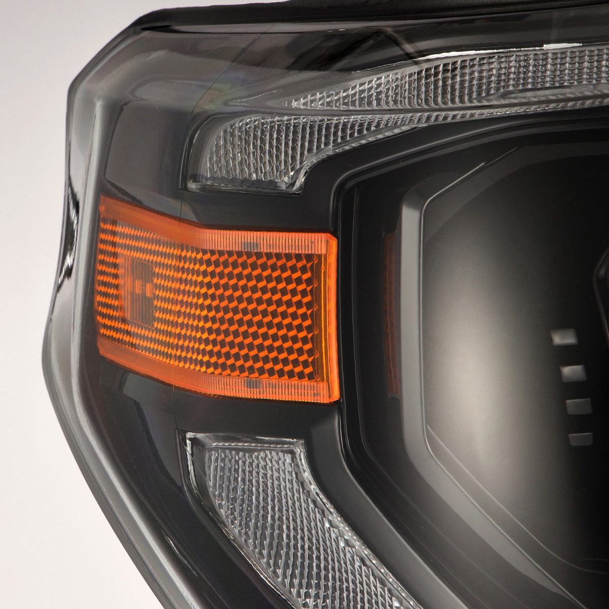 14-21 Toyota Tundra MK II LUXX Series LED Projector Headlights - Alpha Black | High-Performance Lighting Upgrade for Off-Road & Night Driving
