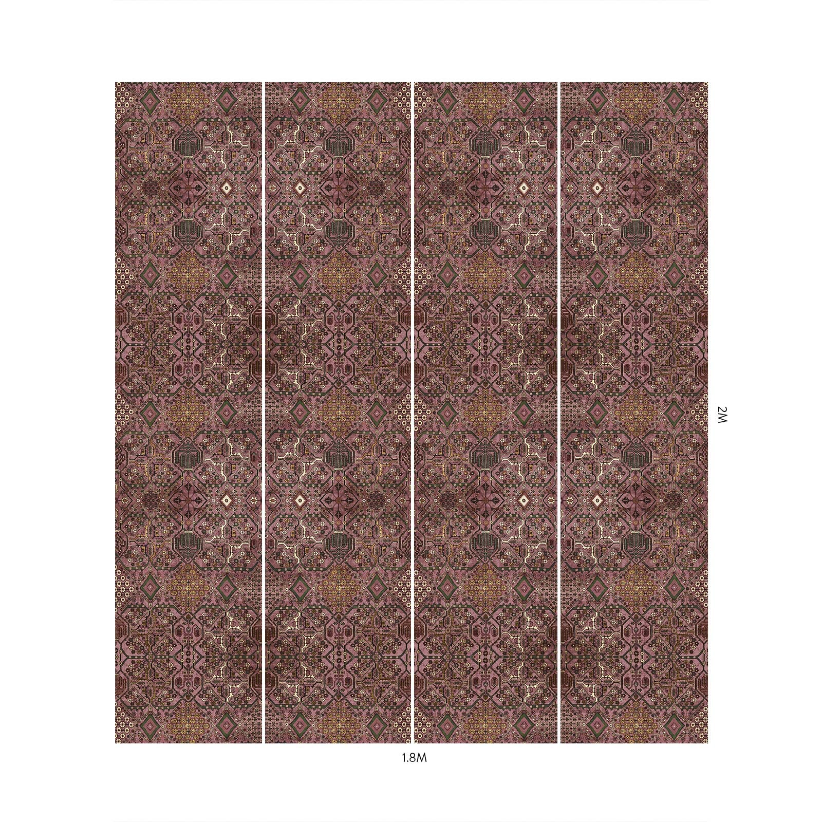 MEY MEH Blush Pink Wallpaper - Peel and Stick Removable Wallpaper for Bedroom, Living Room, and Nursery Decor