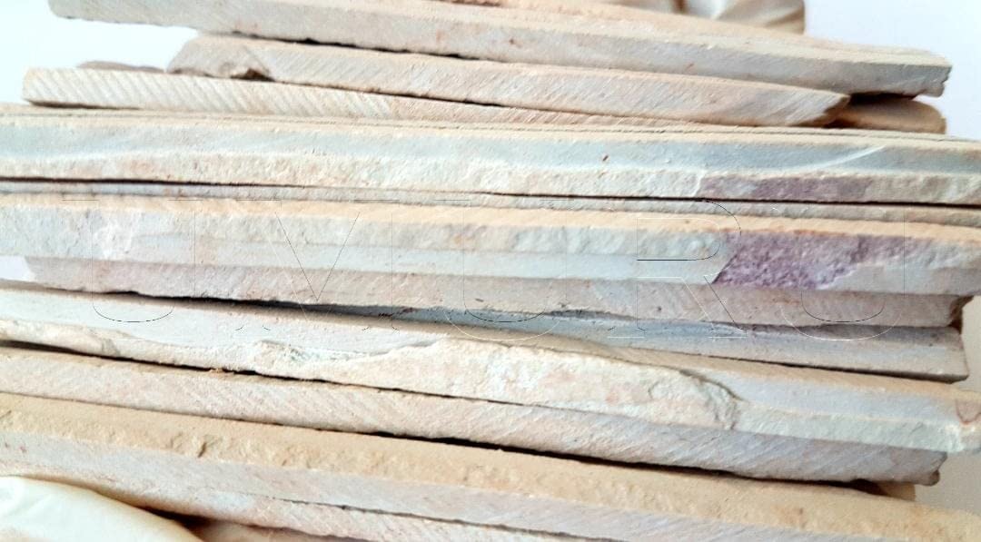 Natural Red Slate Pencils & Chalk Bars - 75-Pack Edible Limestone Chalk for Kids, Baking & Art (500g) | Safe Non-Toxic Slate Pencils for Classroom, Cooking Decor & DIY Crafts