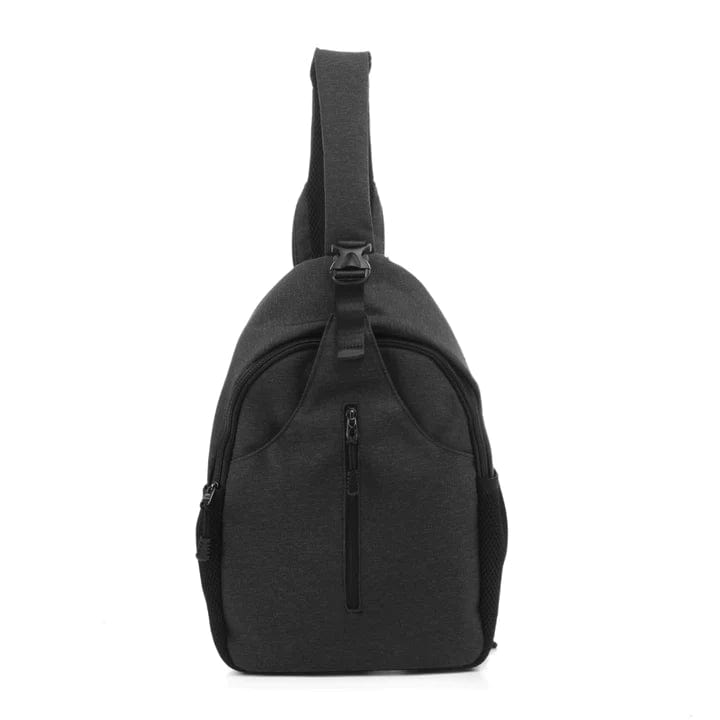 JJ Kyle Black Sling CC Backpack - Compact Crossbody Bag for Everyday Carry, Travel & Outdoor Adventures