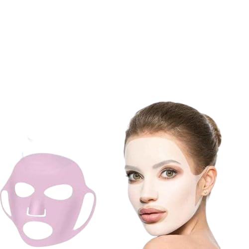 Reusable Silicone Face Mask Cover - Moisturizing Skin Care Wrap for Sheet Masks | Prevents Evaporation | Spa & Night Skincare Routine