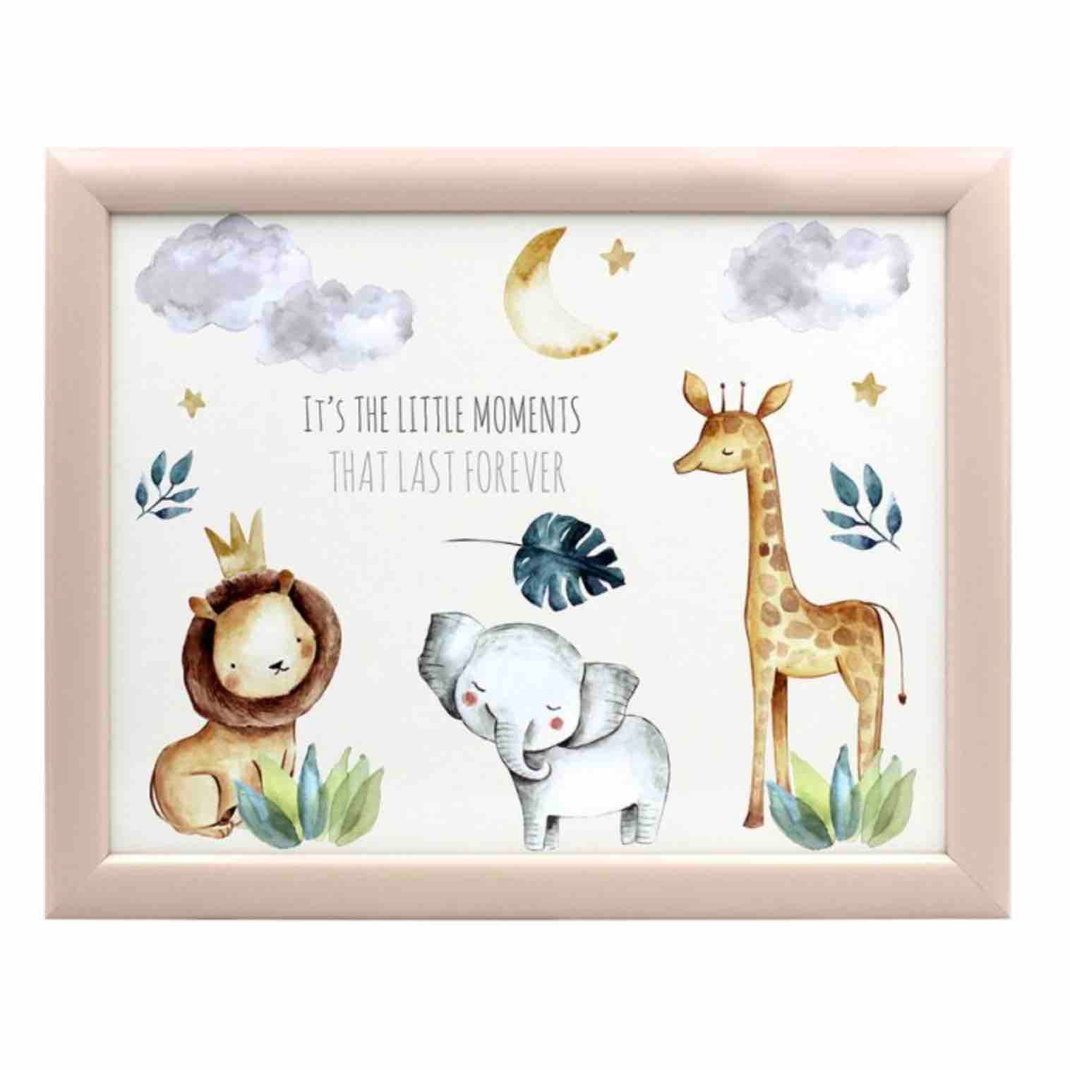 Little Moments Kids Lap Tray - Portable Children's Activity Table for Eating, Drawing & Play - Perfect for Car, Travel, Bed & Sofa Use