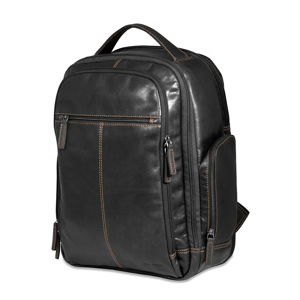 Jack Georges Medium Tech Backpack for Laptop & Tablet - Water-Resistant Business Travel & College Backpack with USB Charging Port