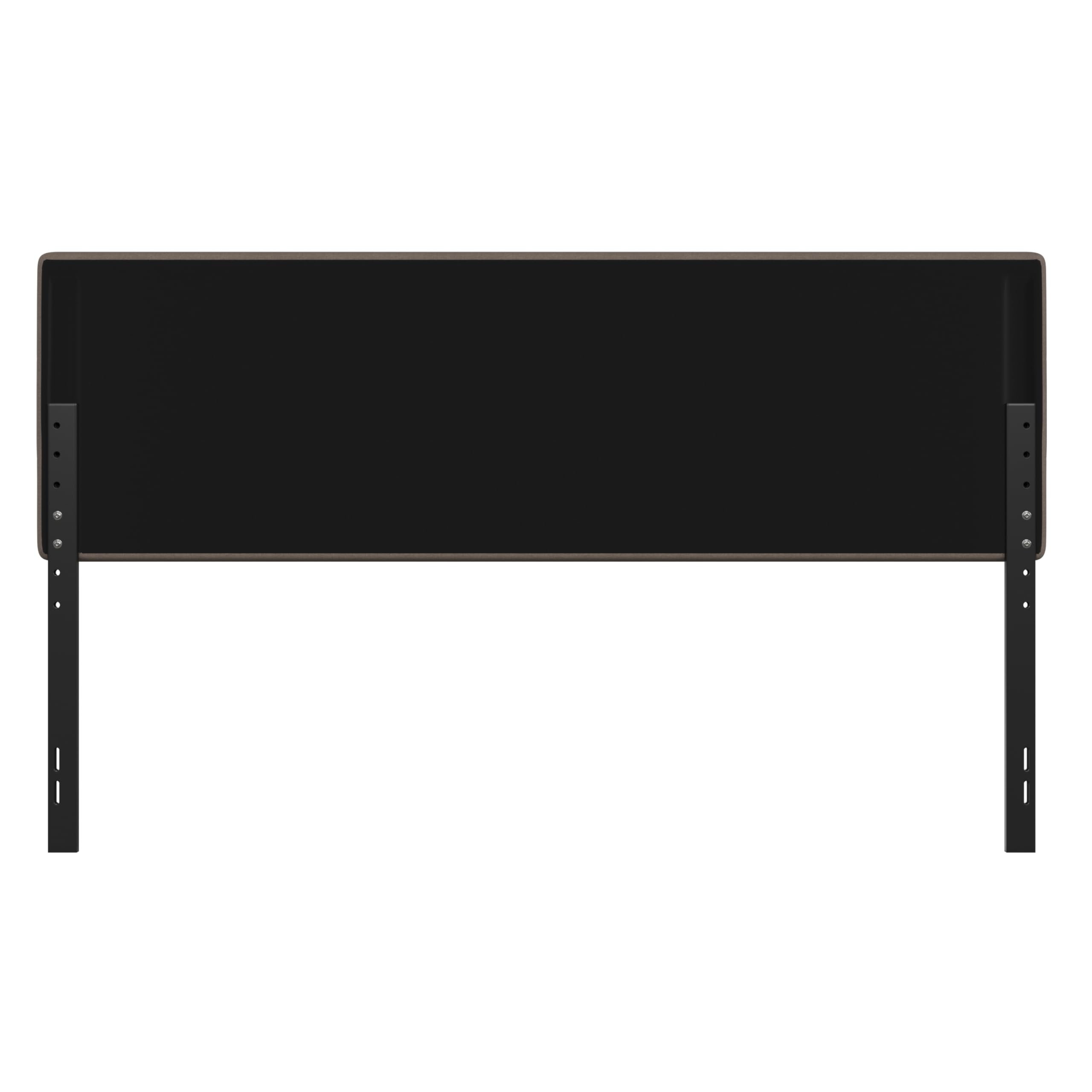 Emma & Oliver Gannon King Headboard - Taupe Fabric Upholstered Adjustable Height Bed Frame - Easy 30-Min Assembly - Fits Most Bed Frames (Not Included) - Perfect for Master Bedroom, Guest Room & Home Decor