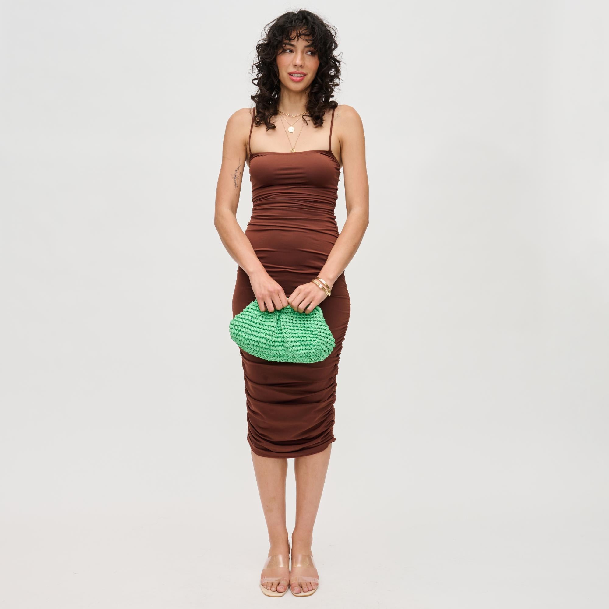 Sage Clutch Bag for Women - Stylish & Elegant Crossbody Purse - Perfect for Evening Events, Parties & Date Nights