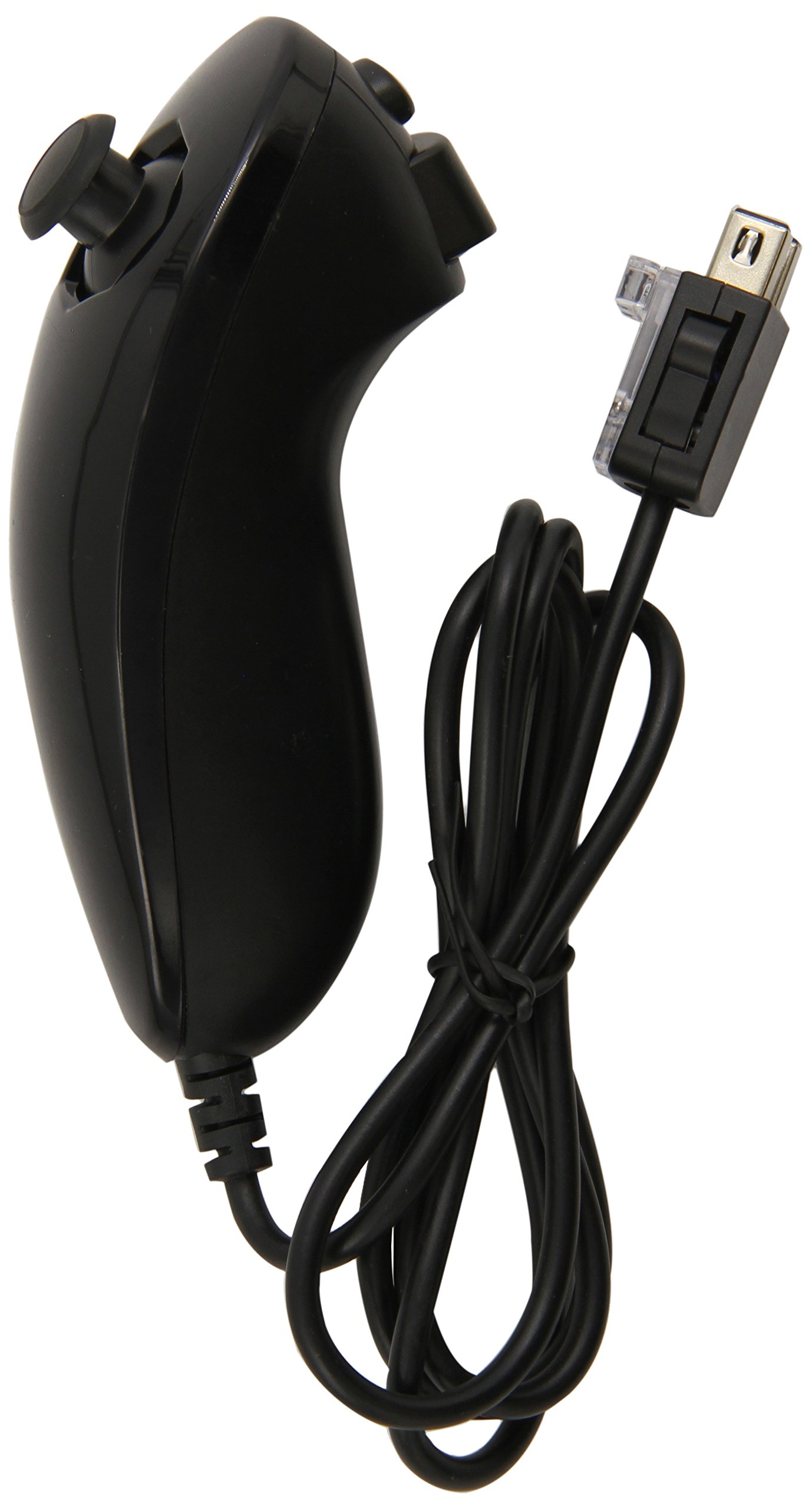 Best Black Nunchuck Controller for Nintendo Wii - Wireless Motion Sensing Game Accessory for Wii Sports, Mario Kart & More - Perfect for Family Game Nights & Competitive Gaming