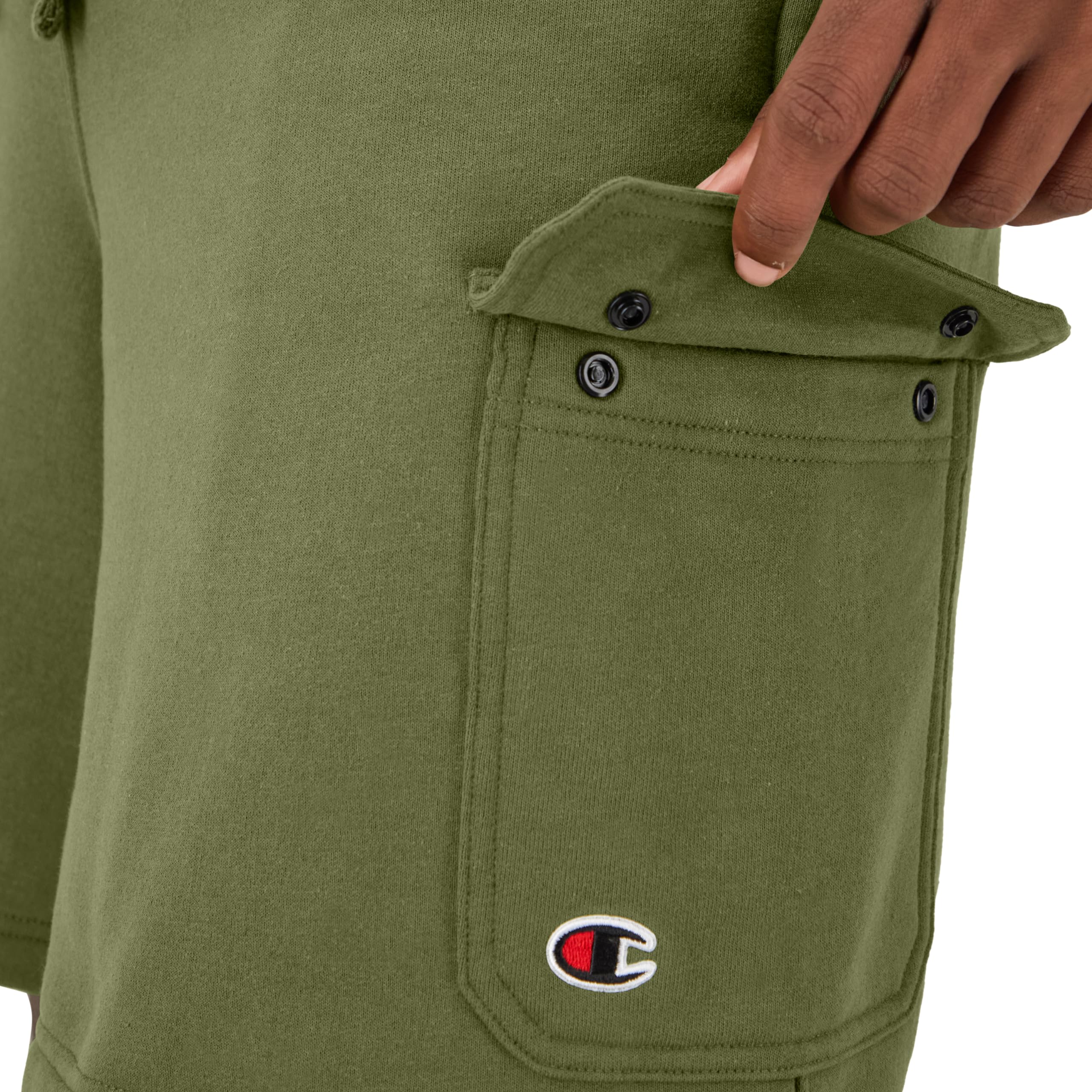 Champion Men's Cargo Shorts - Powerblend Fabric, Comfortable & Durable Shorts for Casual Wear, Gym, Hiking & Outdoor Activities (Regular & Big & Tall Sizes)