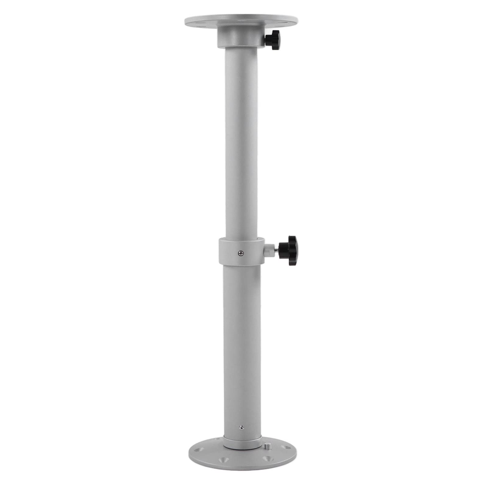 Adjustable Aluminum Alloy Table Pedestal Stand 17.5-30 Inches Height - RV, Motorhome, Boat & Yacht Mounting Kit for Dining & Workspace Solutions