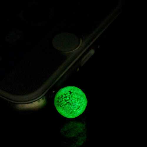 3.5mm Bead Luminous Headphone Jack Dust Plug for Tablets - Color Random (Pack of 5) - Protect Your Device Port from Dust & Debris - Perfect for iPad, Samsung Tab, and Other Tablets