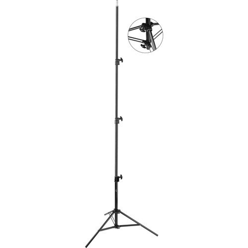 Impact Pro Light Stand (10.8 Feet, Black) - Professional Photography Lighting Stand for Studio, YouTube Videos, and Live Streaming