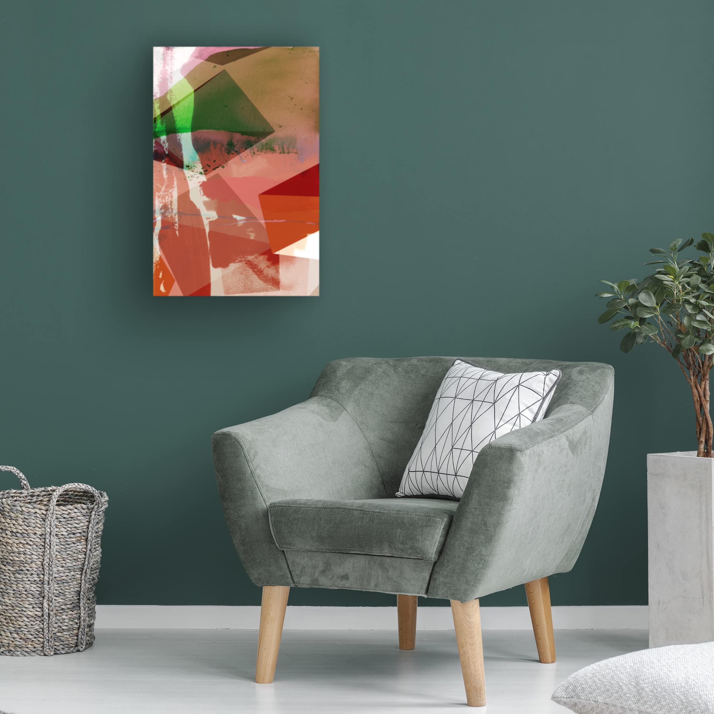 Trademark Fine Art 'Coral Shapes I' Canvas Wall Art Print by Sisa Jasper - Modern Home Decor for Living Room, Bedroom & Office