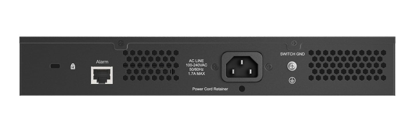 D-Link DSS-200G-10MP 10-Port Gigabit PoE+ Switch - 8 PoE Ports (130W), 2 SFP Ports, Smart-Managed for Office Network & IP Camera Systems