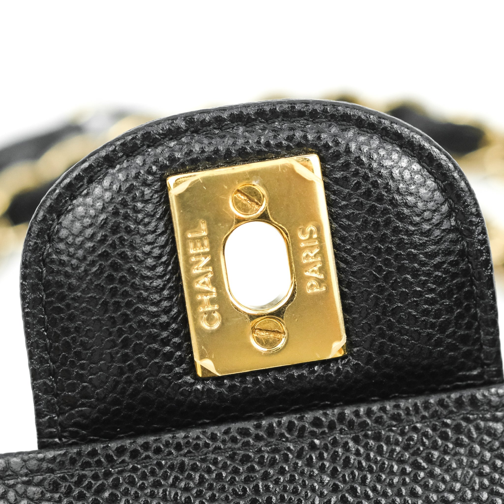 Chanel Classic Chevron Small Double Flap Bag Black Caviar Leather Gold Hardware - Luxury Designer Handbag for Women, Perfect for Parties & Evening Events