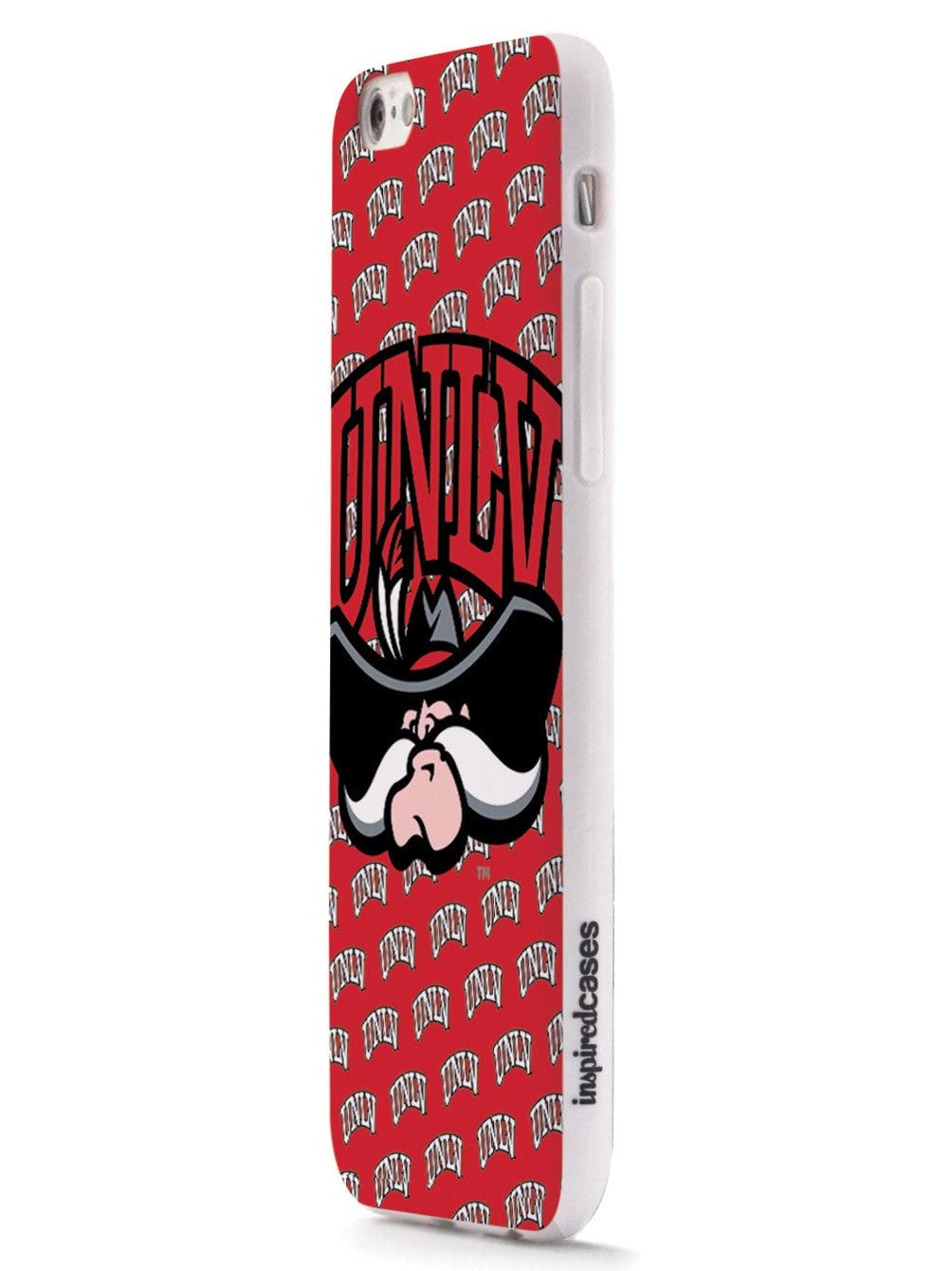 3D Textured iPhone 15 Pro Max Case - Shockproof Rubber Bumper Cover - Protective Phone Case for Apple iPhone 15 Pro Max - UNLV Rebels Design - Perfect for UNLV Students and Fans - Durable Protection for Daily Use, Sports, and Travel